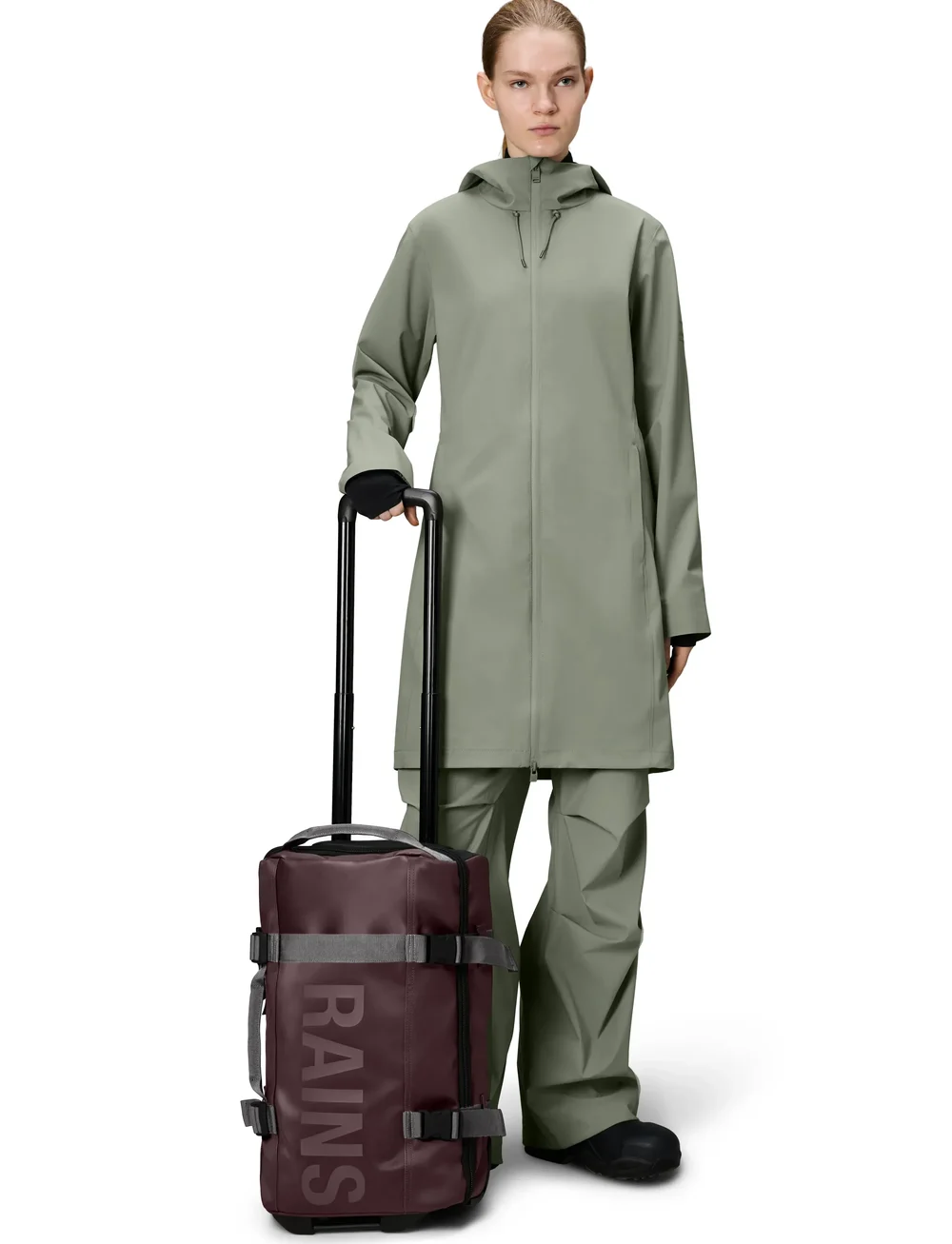 Rains - Texel Cabin Bag W3 - kabinväskor - depth - 0