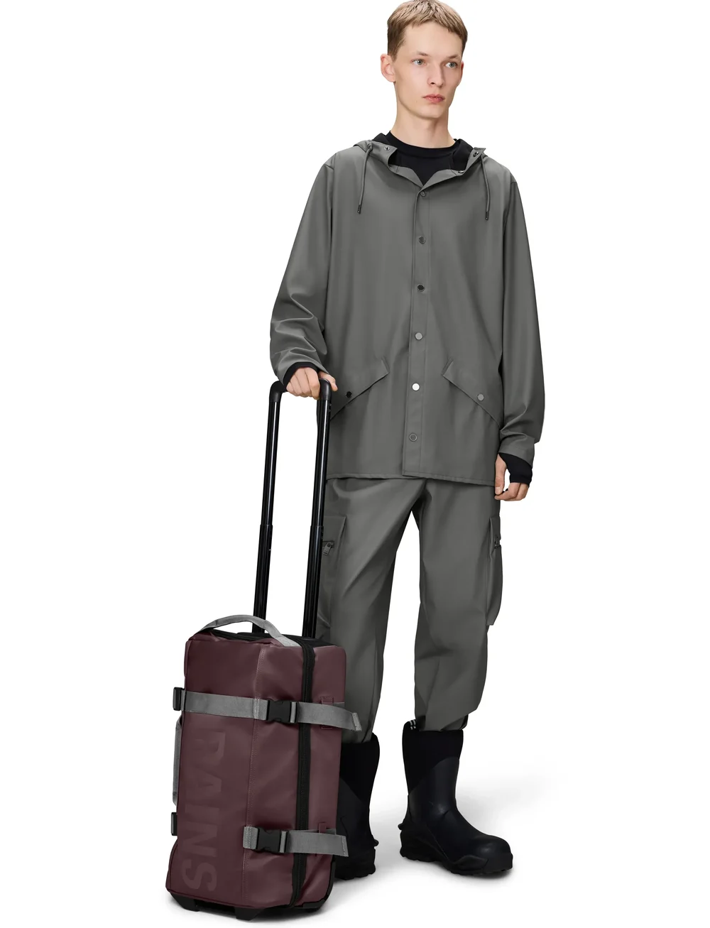 Rains - Texel Cabin Bag W3 - kabinväskor - depth - 4