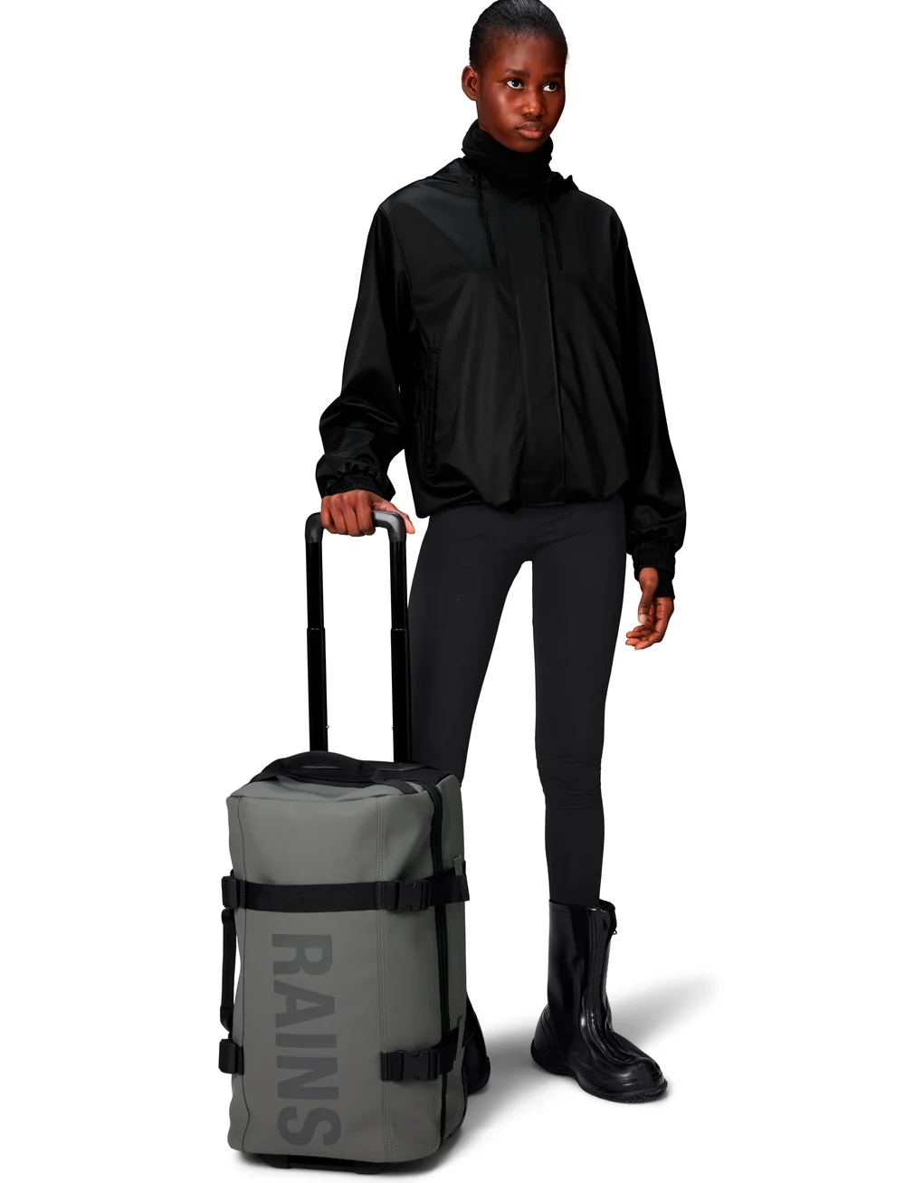 Rains - Texel Cabin Bag W3 - salongi suuruses kohvrid - grey - 5