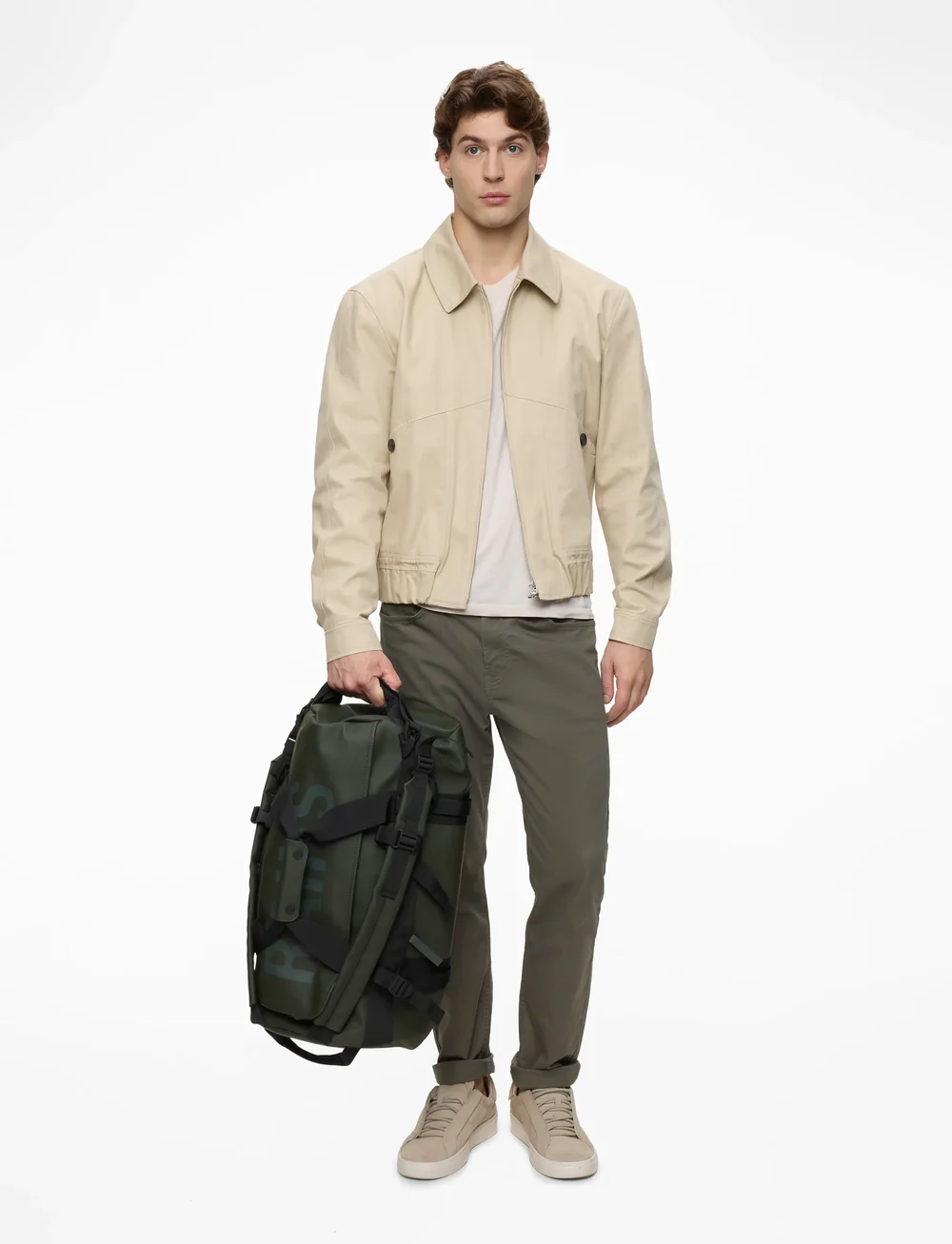 Rains - Texel Duffel Bag Small W3 - vattentäta väskor - green - 2