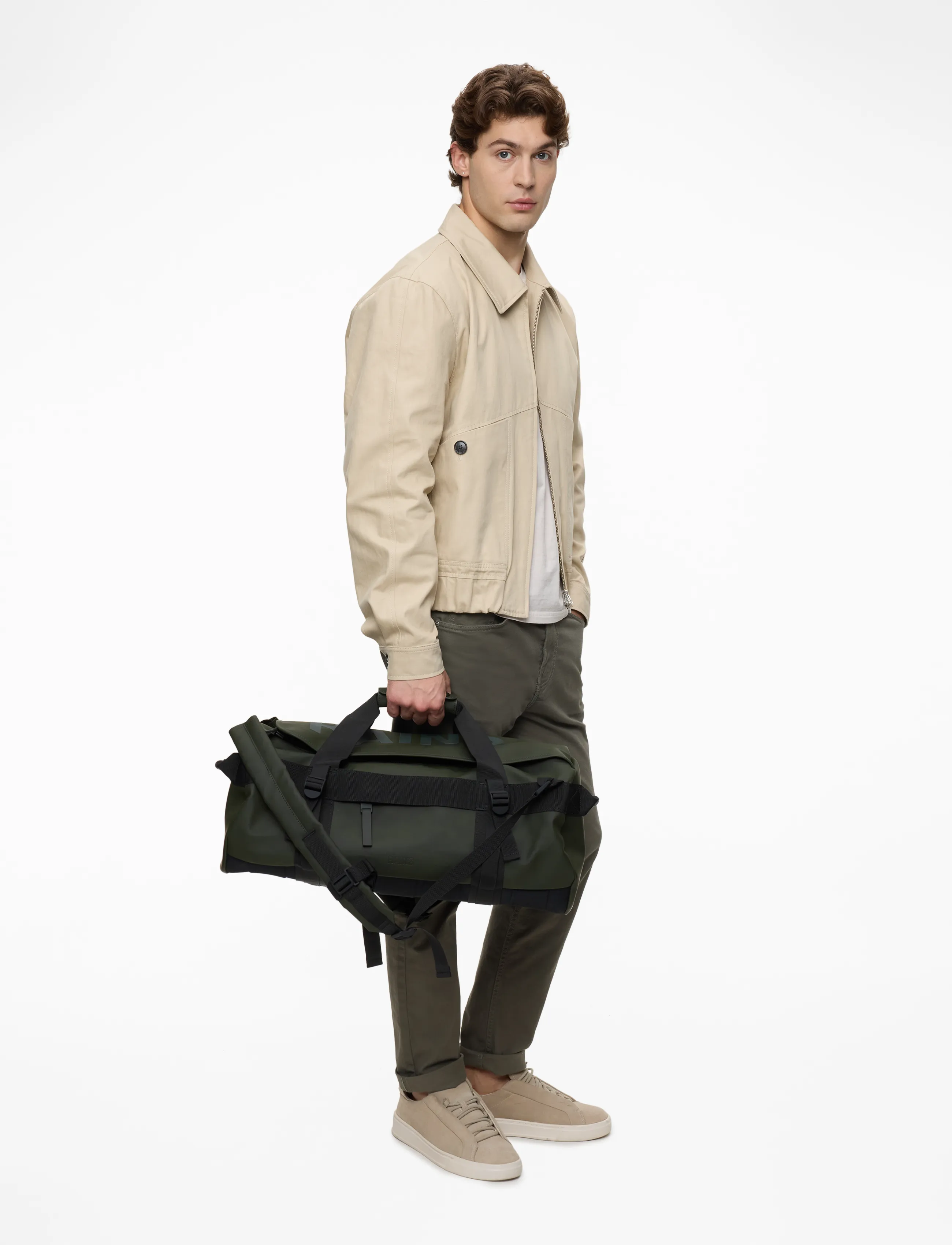 Rains - Texel Duffel Bag Small W3 - modetrender - green - 3