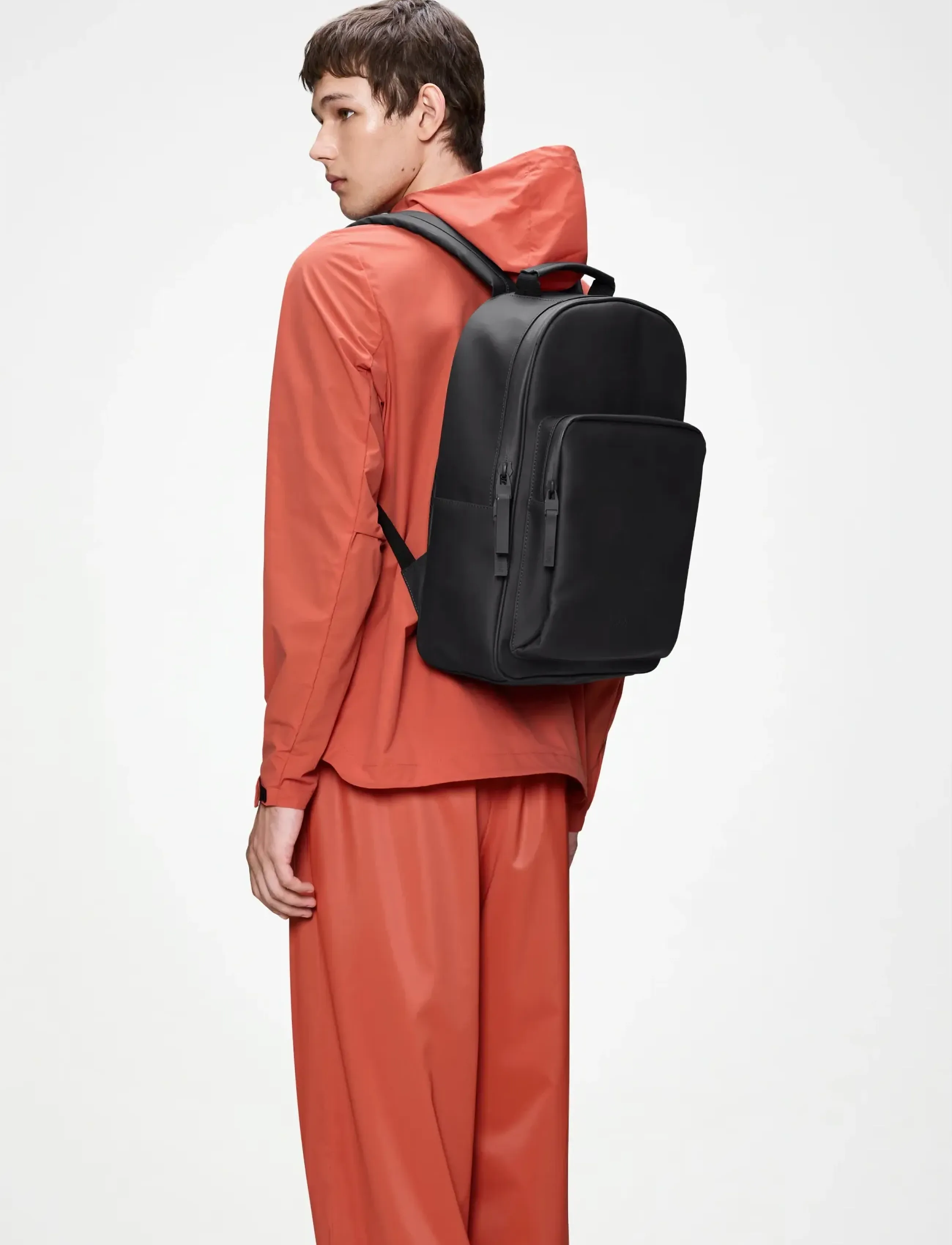 Rains Book Daypack Large W3 - Skandinavisk - BLACK / black