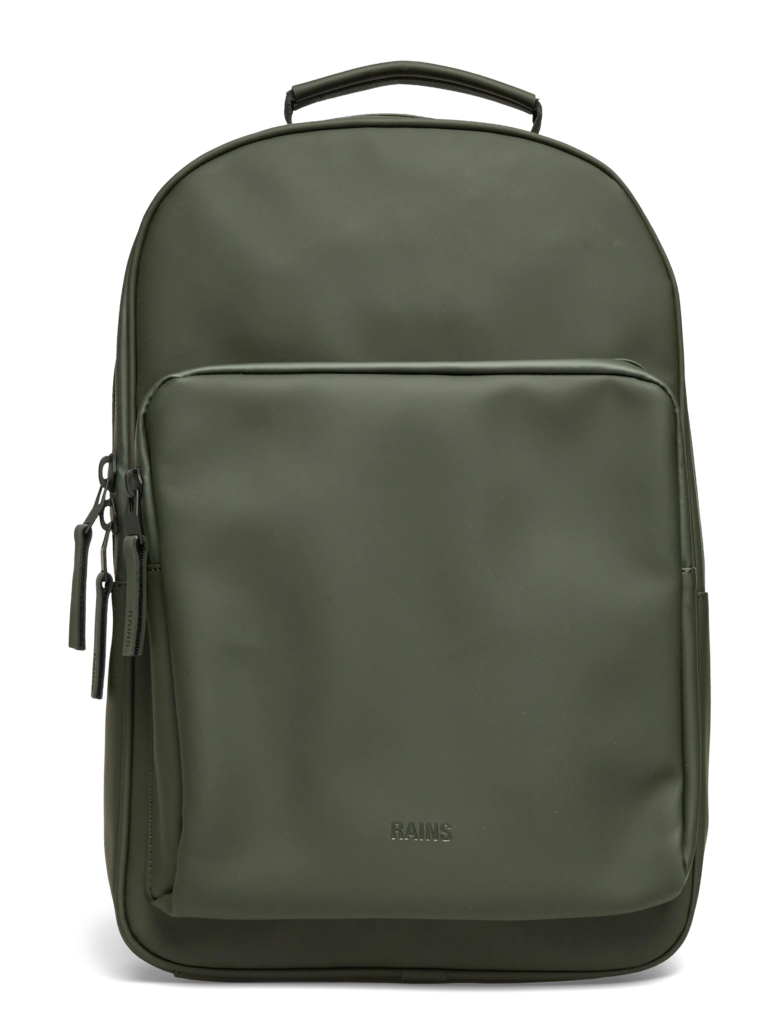 Rains Book Daypack Large W3 - Regnkläder - GREEN / grey