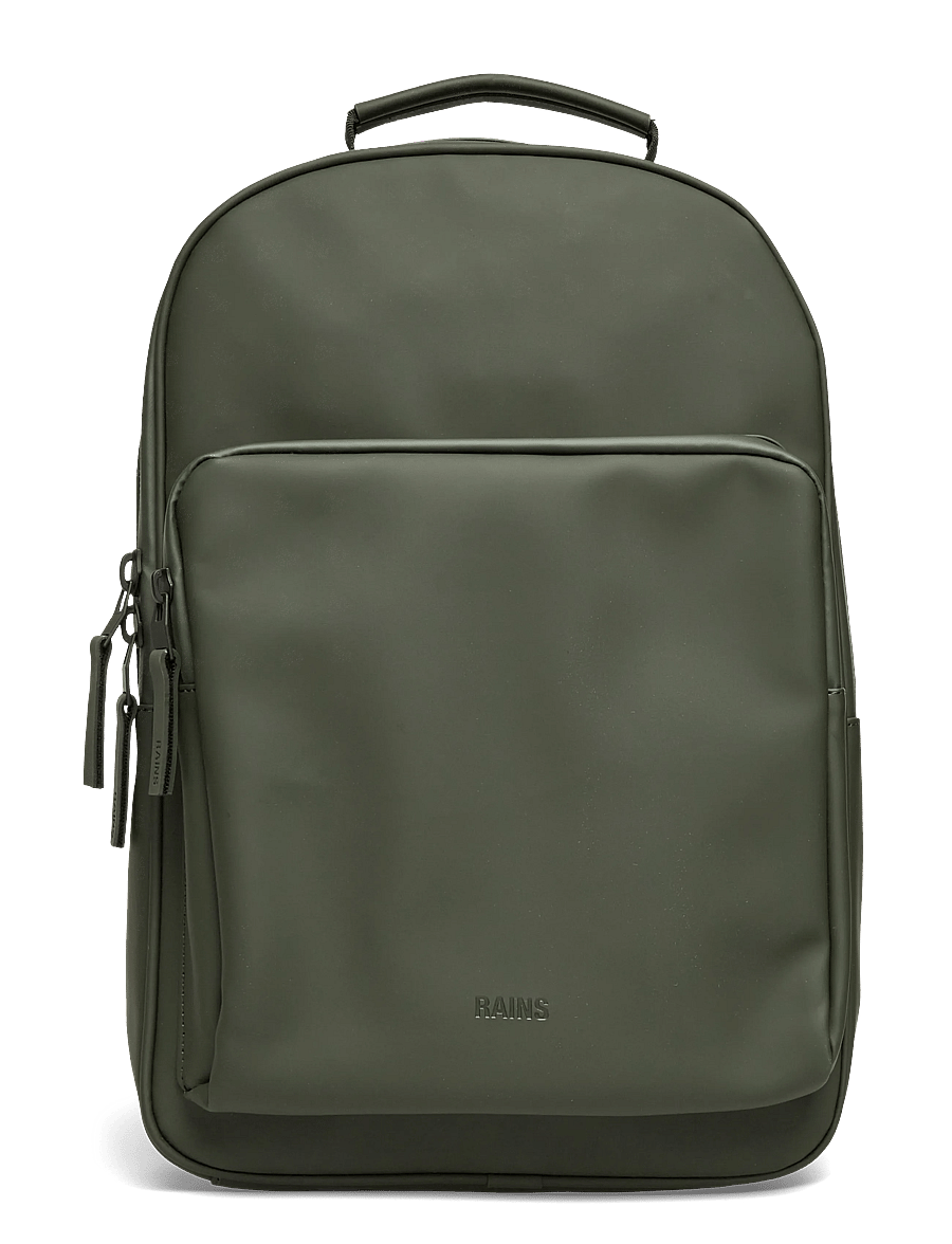 Rains - Book Daypack Large W3 - affärsryggsäckar - green - 1
