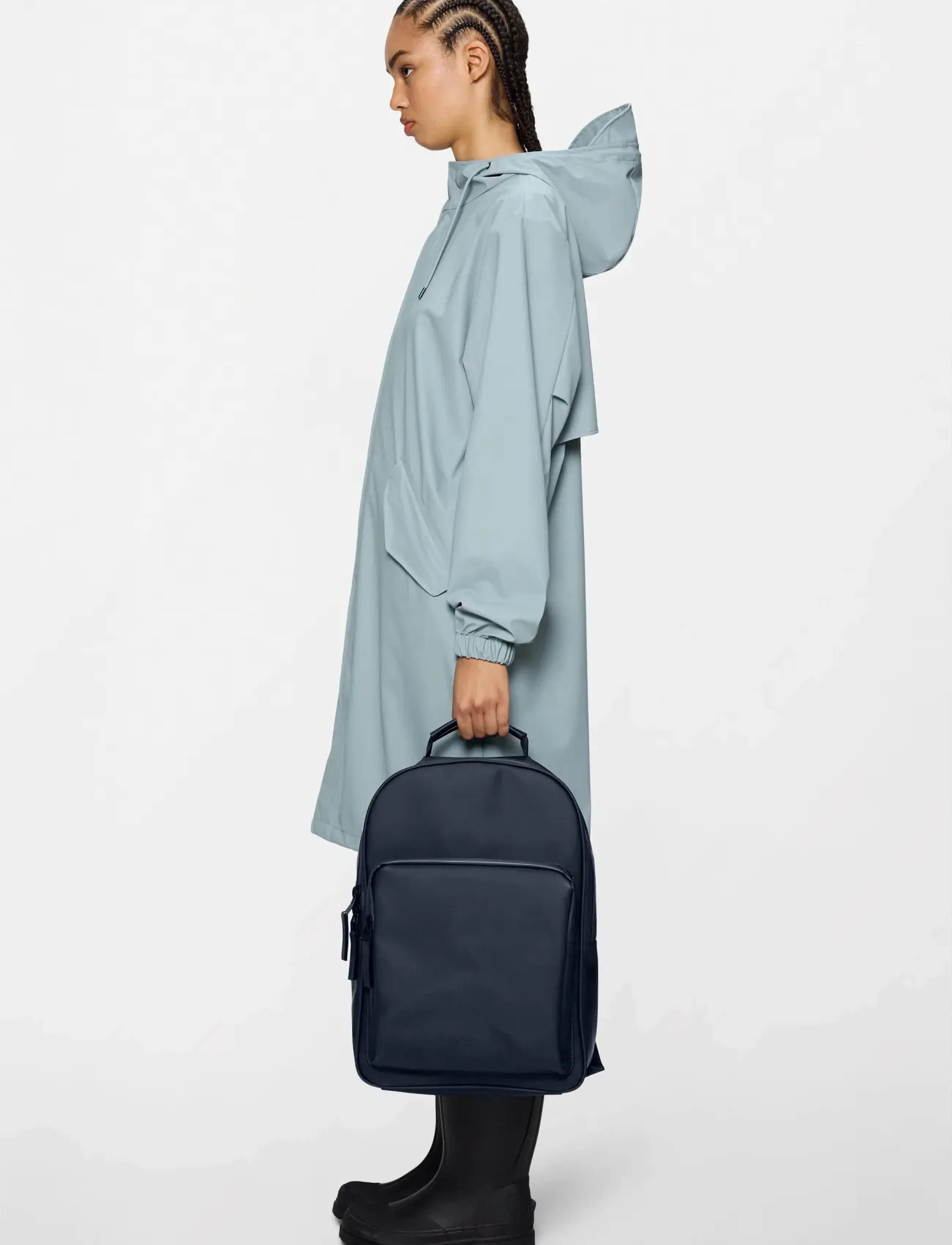 Rains - Book Daypack Large W3 - Äripäeva seljakotid - navy - 4