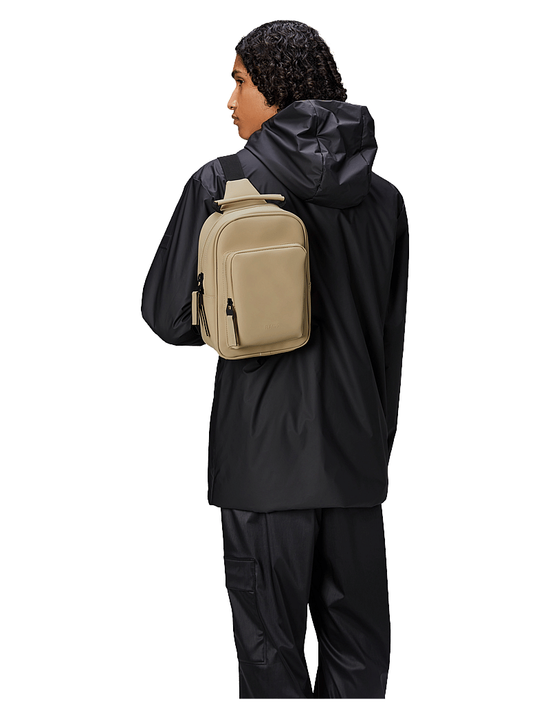 Rains - Book Daypack Mini W3 - wasserdichte taschen - sand - 4