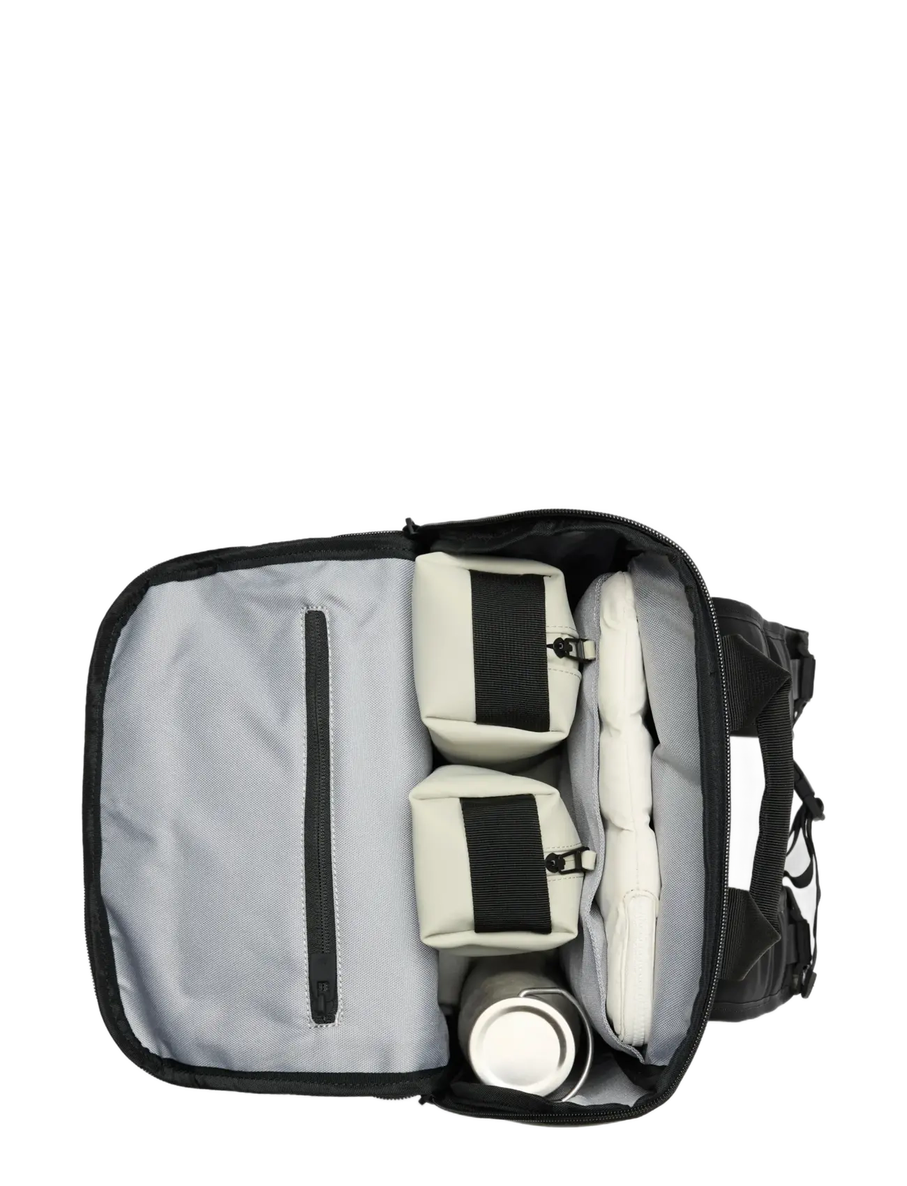Rains - Texel Cargo Backpack W3 - smart backpacks - black - 4