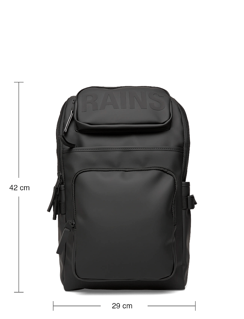 Rains - Texel Cargo Backpack W3 - vattentäta väskor - black - 5