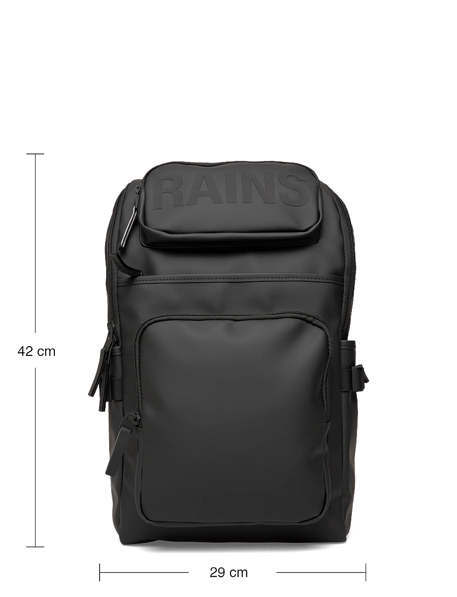 Rains - Texel Cargo Backpack W3 - snjallbakpokar - black - 5