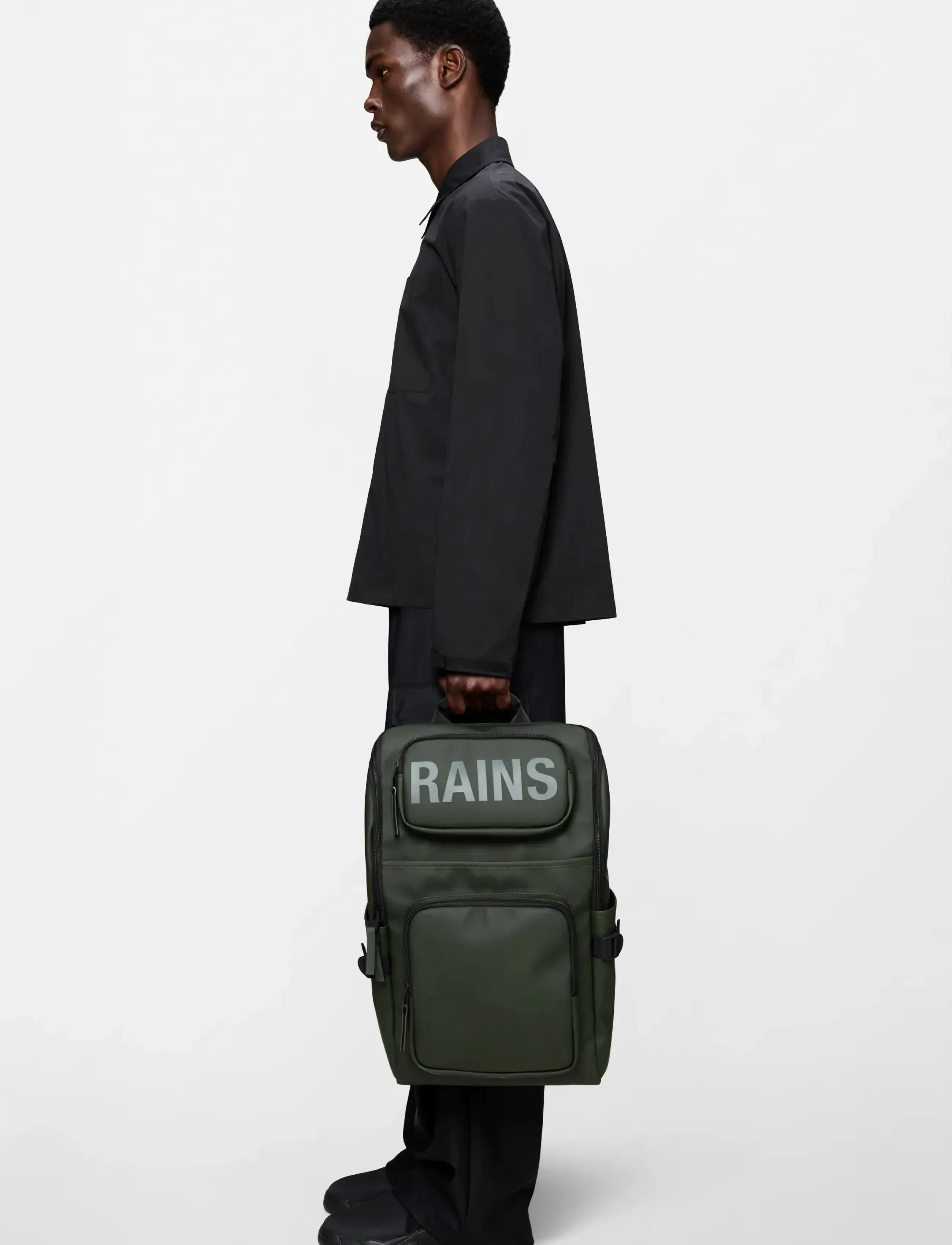 Rains Texel Cargo Backpack W3, One Size, Bags, Khakigrün - Backpacks, Frauen