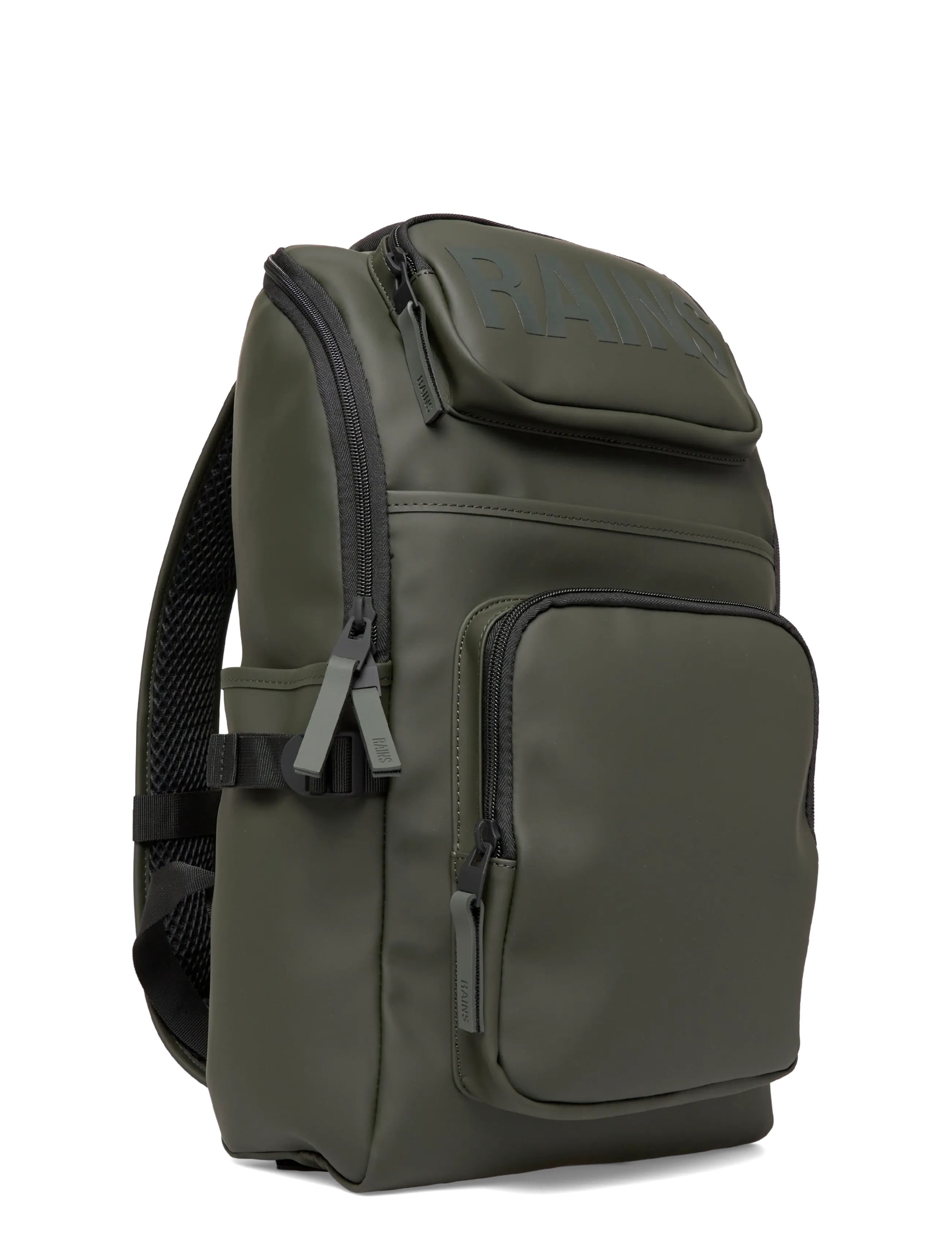 Rains - Texel Cargo Backpack W3 - nutikad seljakotid - green - 3