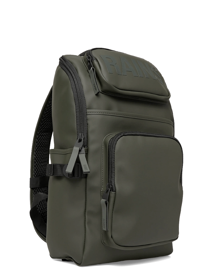 Rains - Texel Cargo Backpack W3 - nutikad seljakotid - green - 3