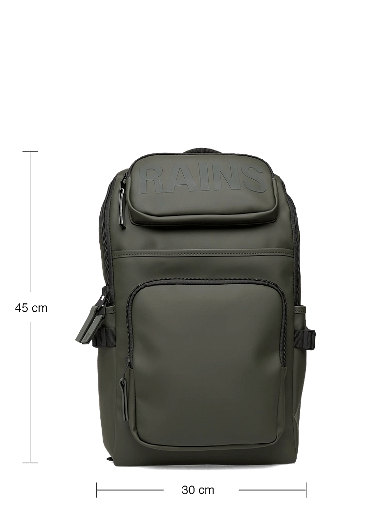 Rains - Texel Cargo Backpack W3 - waterdichte tassen - green - 4