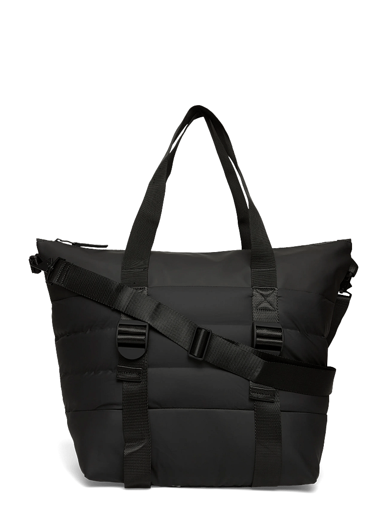 Rains - Puffer Mix Tote Bag Mini W3 - vattentäta väskor - black - 1