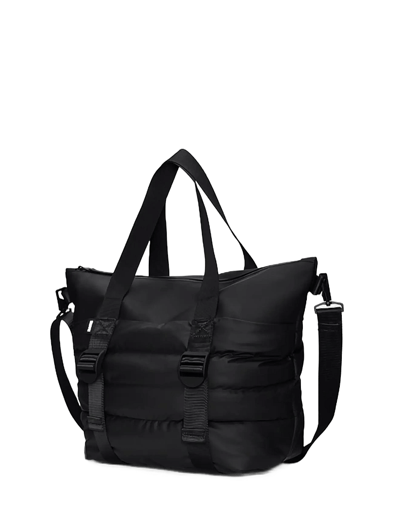 Rains - Puffer Mix Tote Bag Mini W3 - sacs imperméables - black - 2