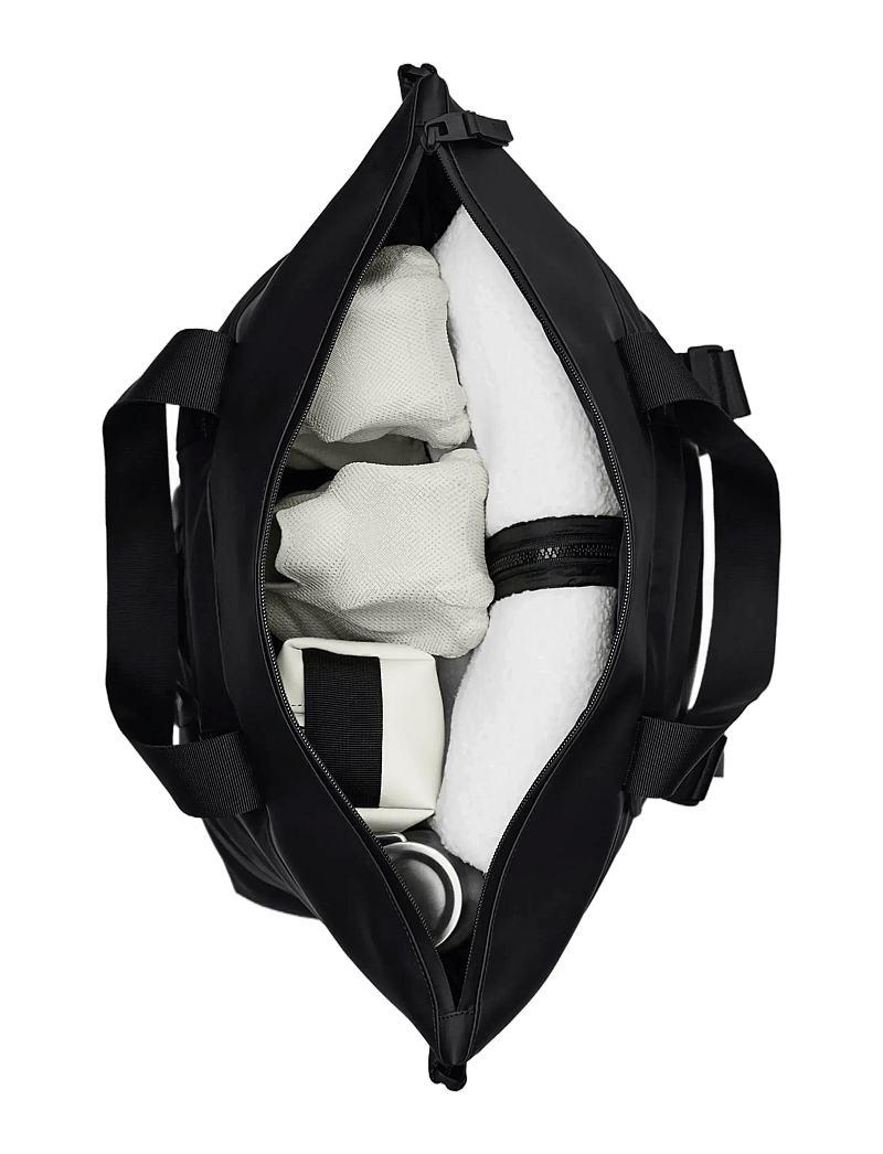 Rains - Puffer Mix Tote Bag Mini W3 - sacs imperméables - black - 3