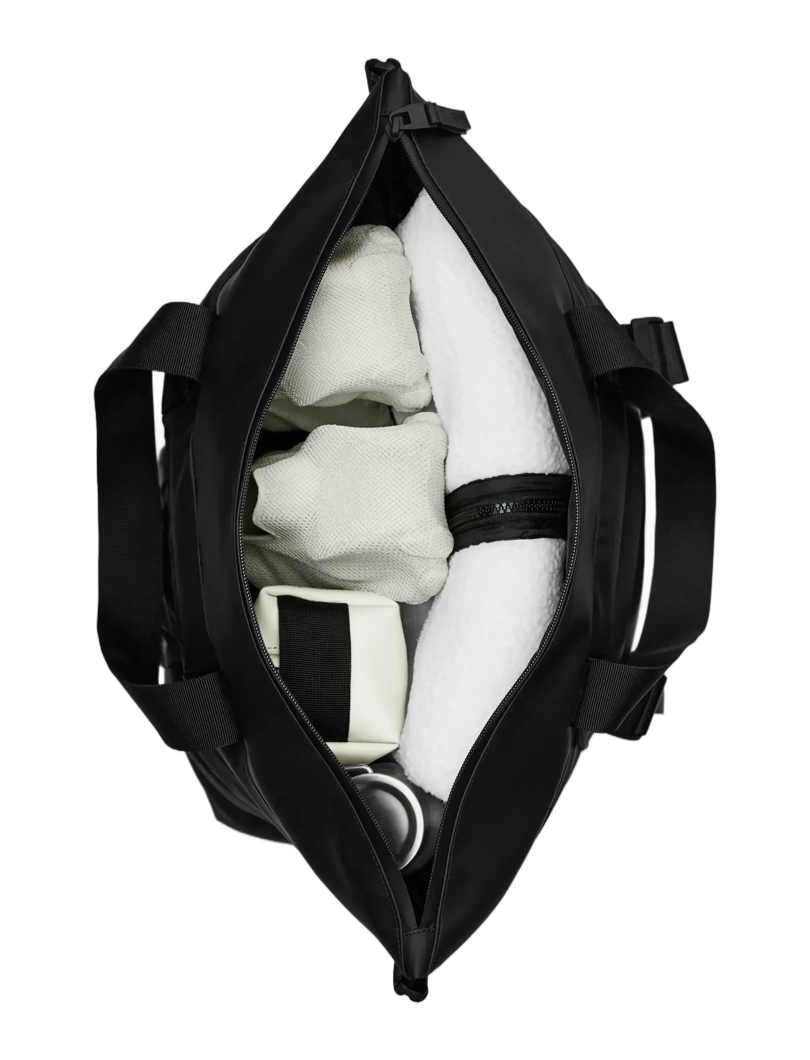 Rains - Puffer Mix Tote Bag Mini W3 - verslaðu eftir tilefni - black - 3
