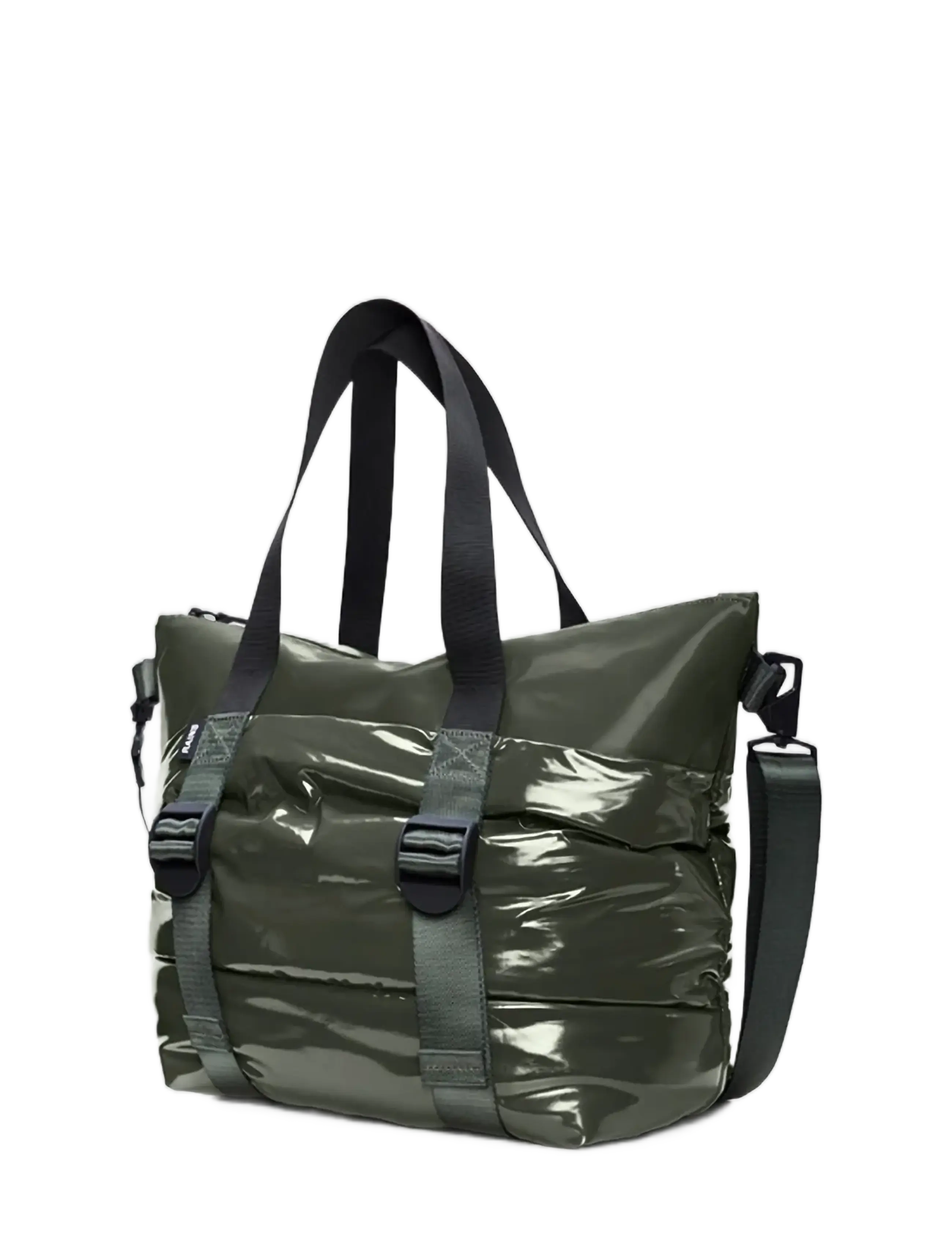 Rains - Puffer Mix Tote Bag Mini W3 - verslaðu eftir tilefni - swamp - 2