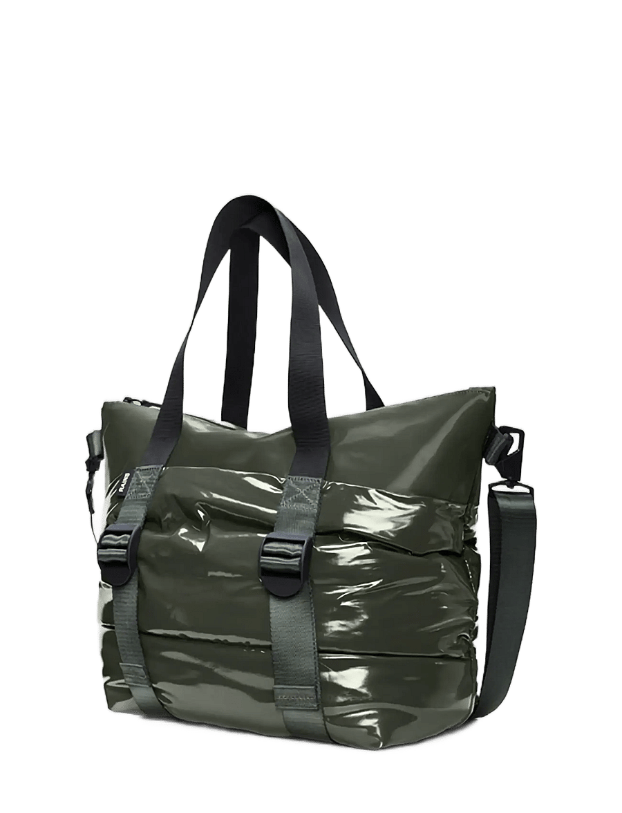 Rains - Puffer Mix Tote Bag Mini W3 - verslaðu eftir tilefni - swamp - 2