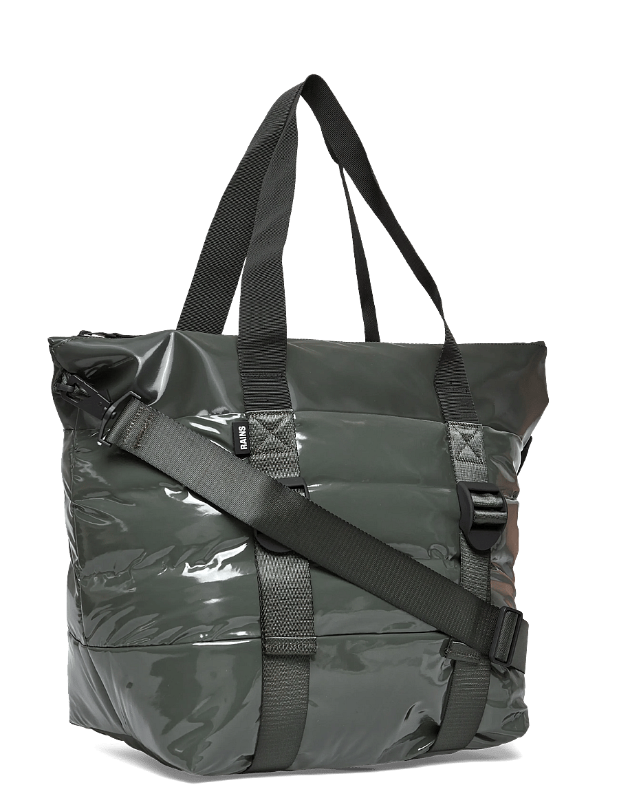 Rains - Puffer Mix Tote Bag Mini W3 - verslaðu eftir tilefni - swamp - 3