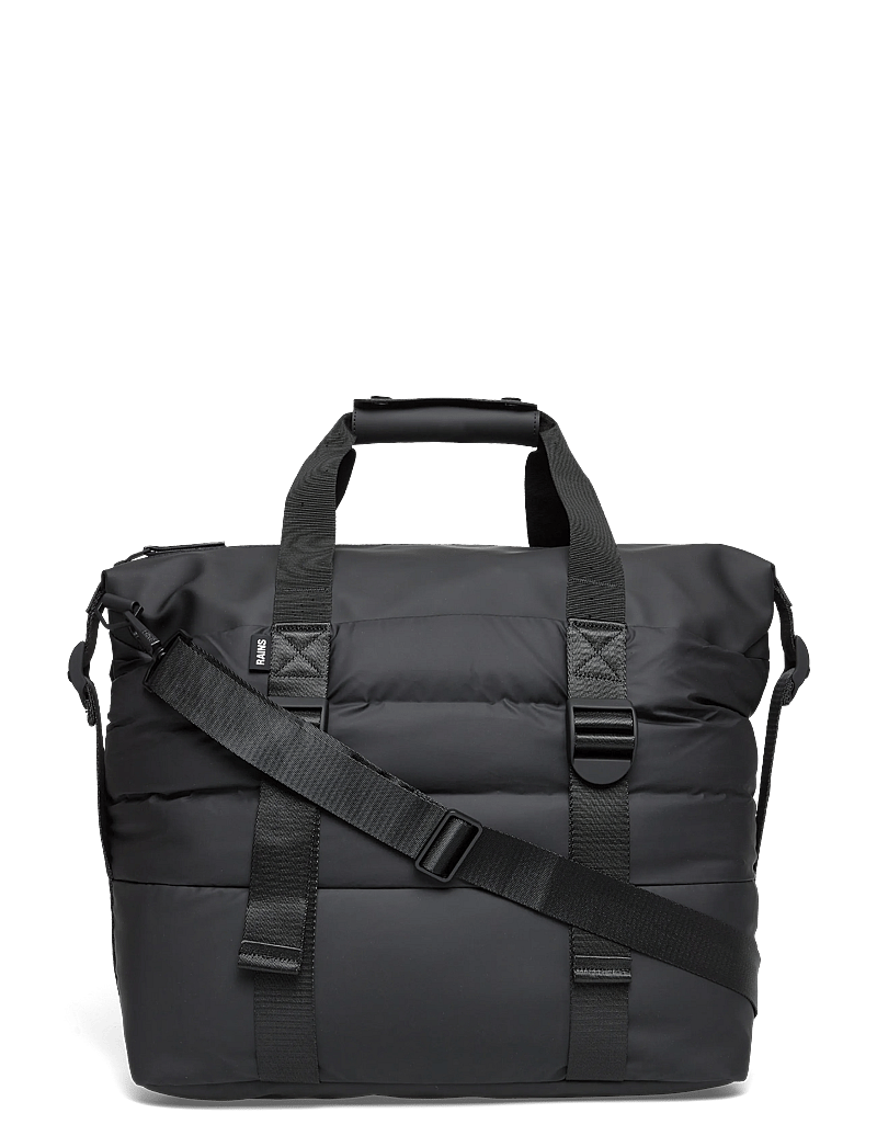 Rains - Puffer Mix Weekend Bag Small W3 - vattentäta väskor - black - 0