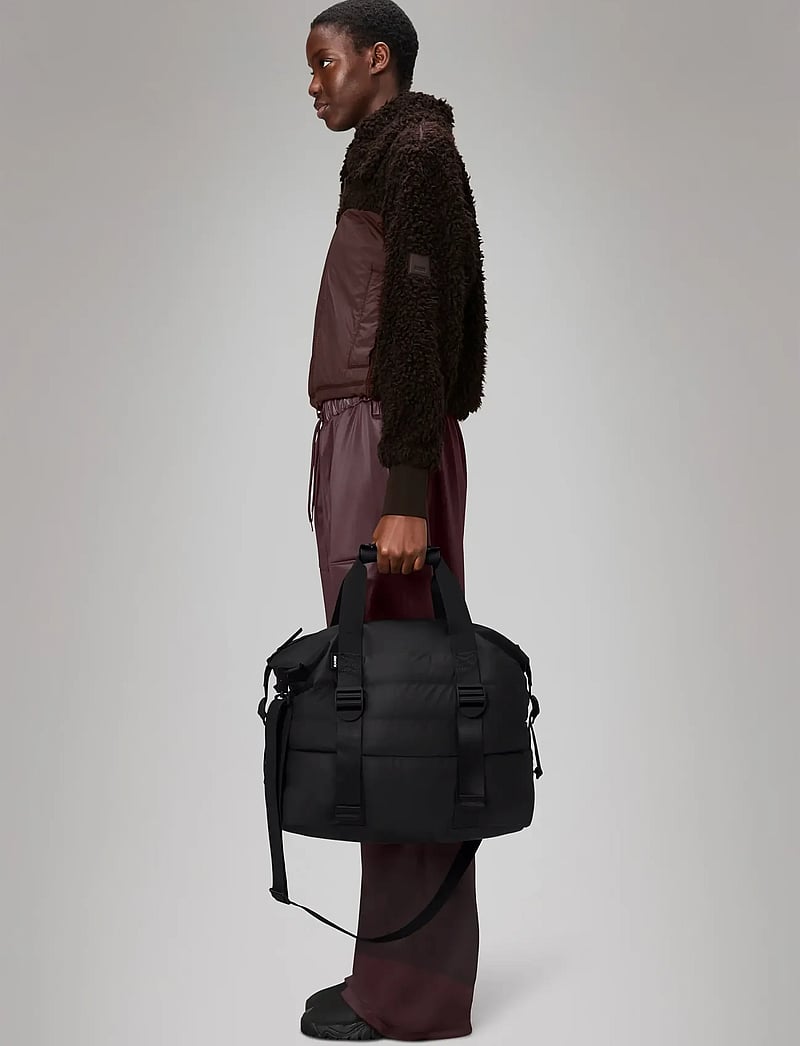 Rains - Puffer Mix Weekend Bag Small W3 - veekindlad kotid - black - 0