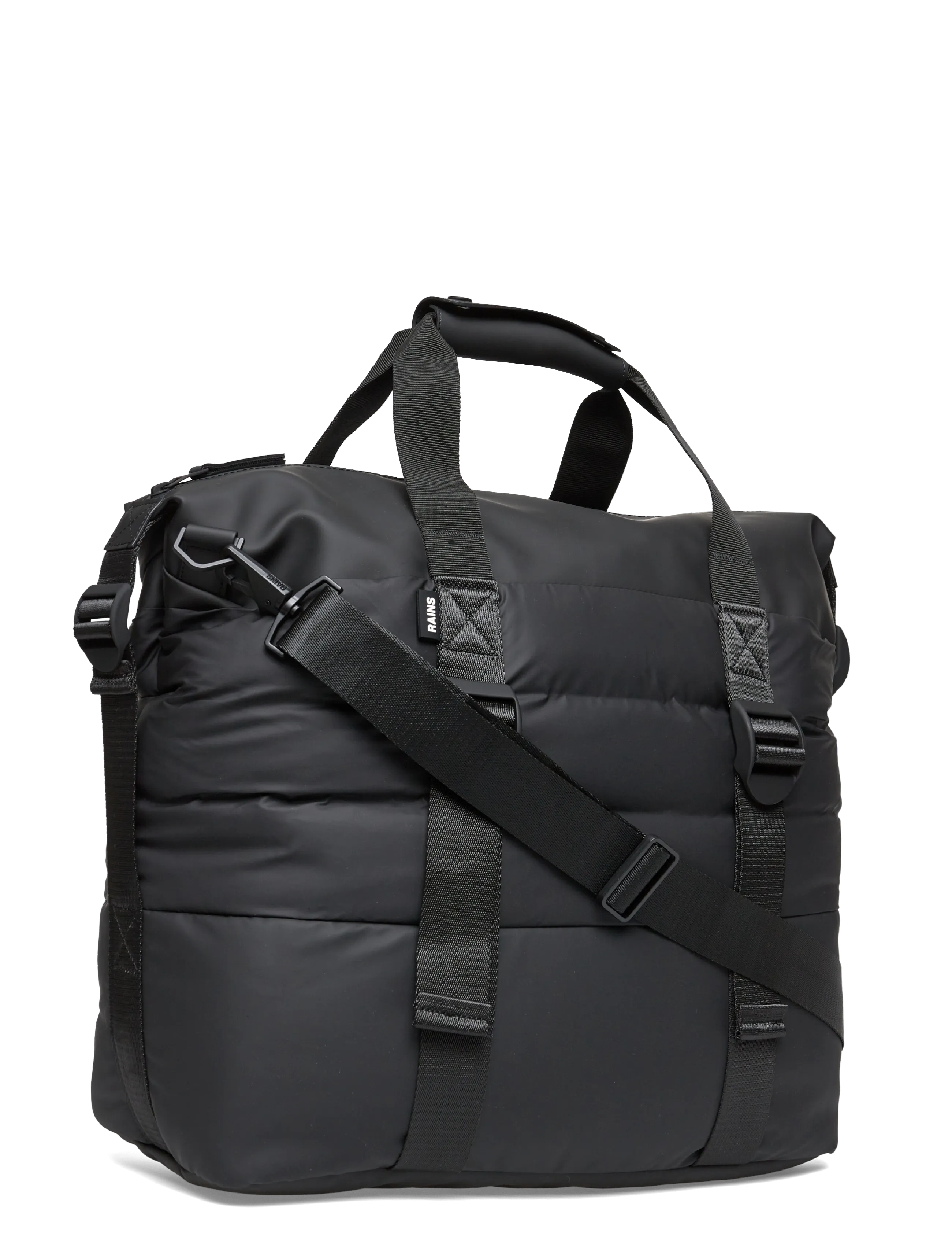 Rains - Puffer Mix Weekend Bag Small W3 - waterdichte tassen - black - 3