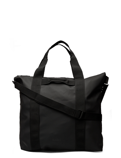 Rains Tote Bag W3 - Shoppers & Tote Bags - BLACK / black