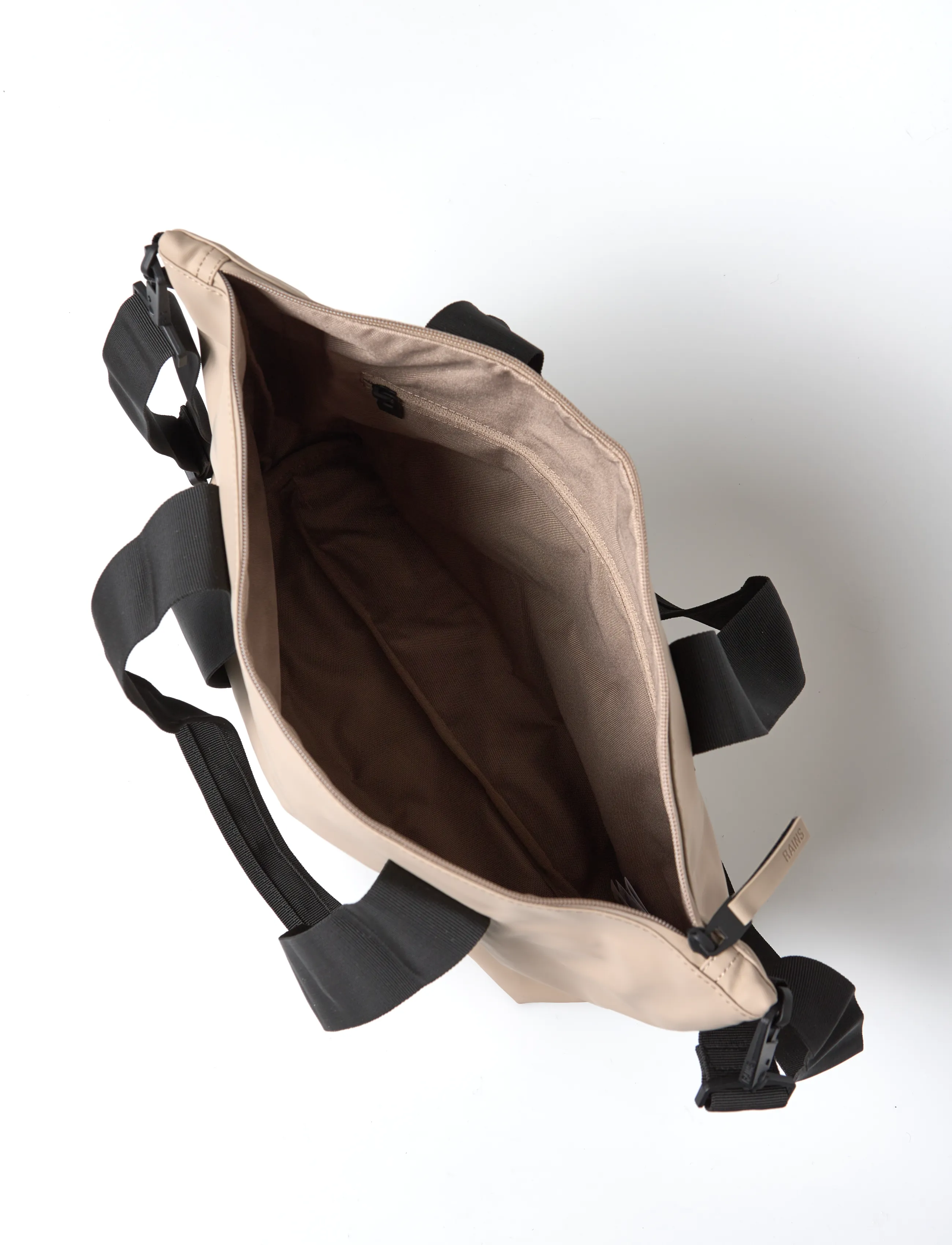 Rains - Tote Bag Mini W3 - vattentäta väskor - beige - 3