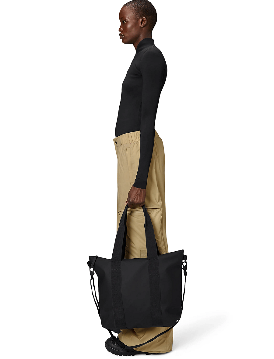 Rains - Tote Bag Mini W3 - veekindlad kotid - black - 5