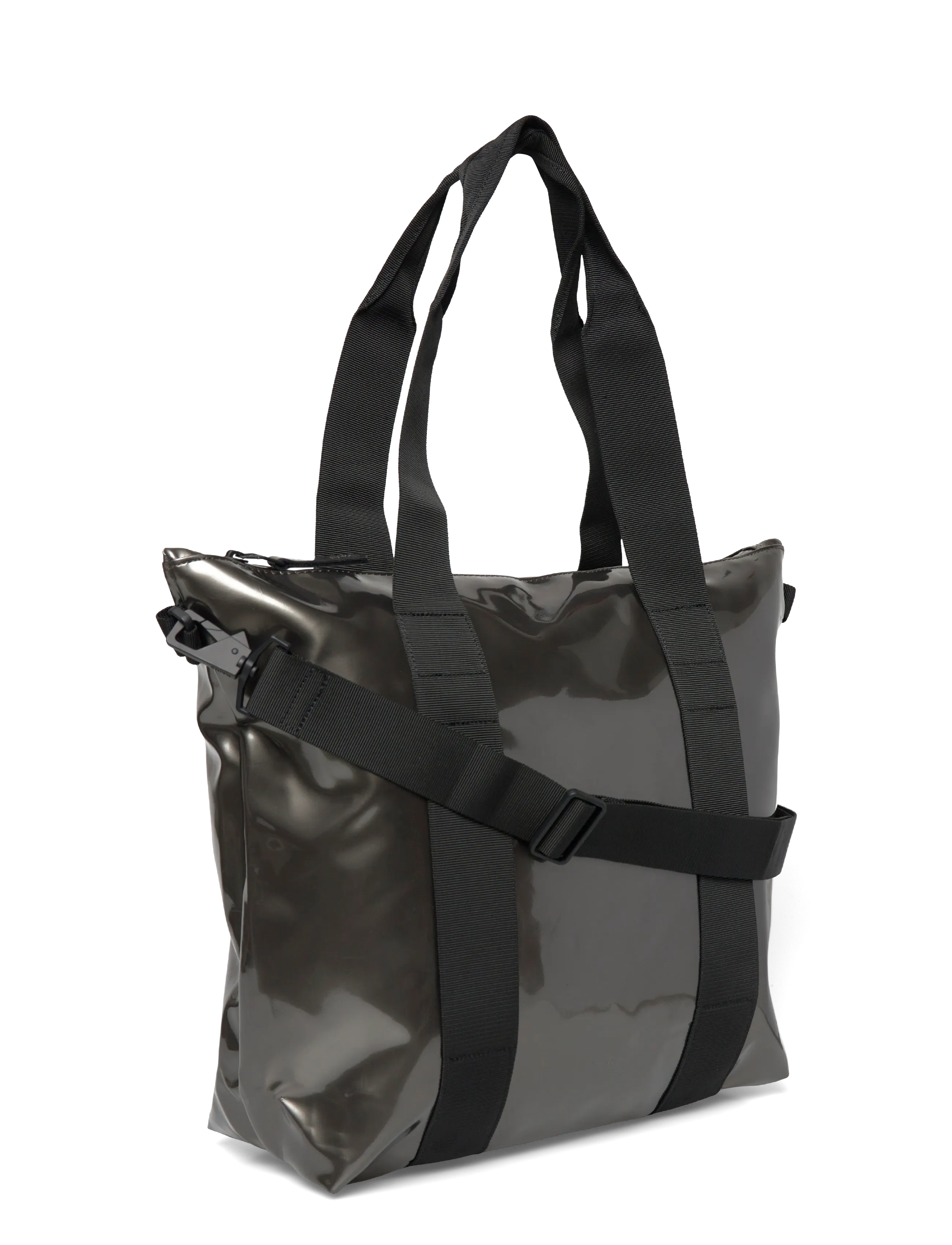 Rains - Tote Bag Mini W3 - waterproof bags - raven - 2