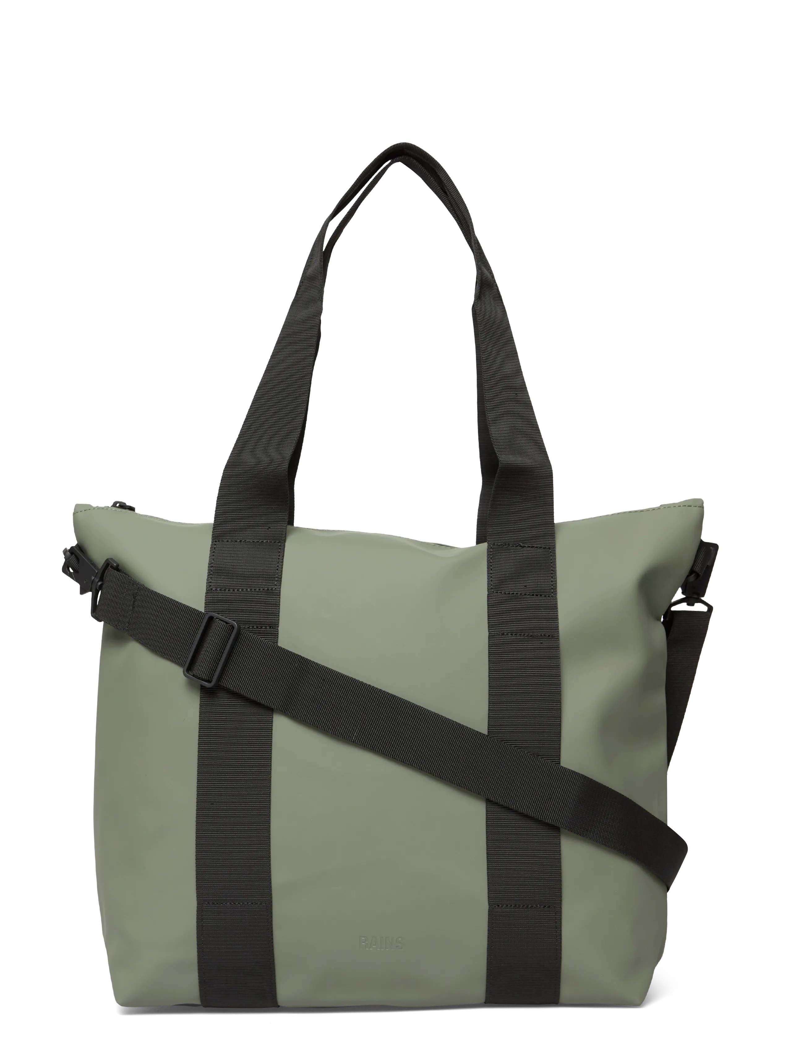 Rains Tote Bag Mini W3 - Carry Bags - WELL / khaki/green