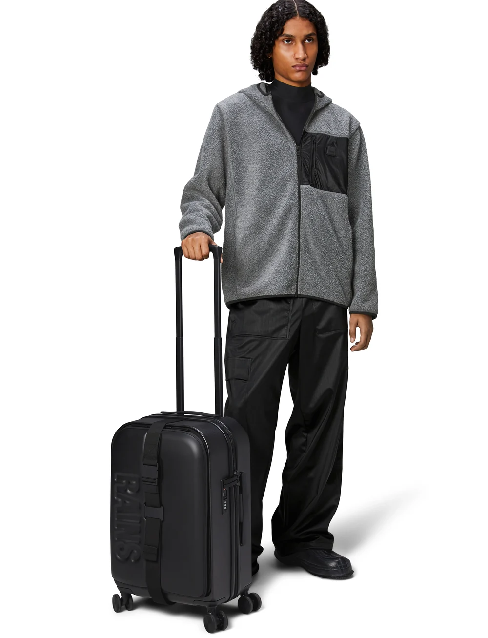 Rains - Texel Cabin Trolley W3 - vattentäta väskor - black - 0