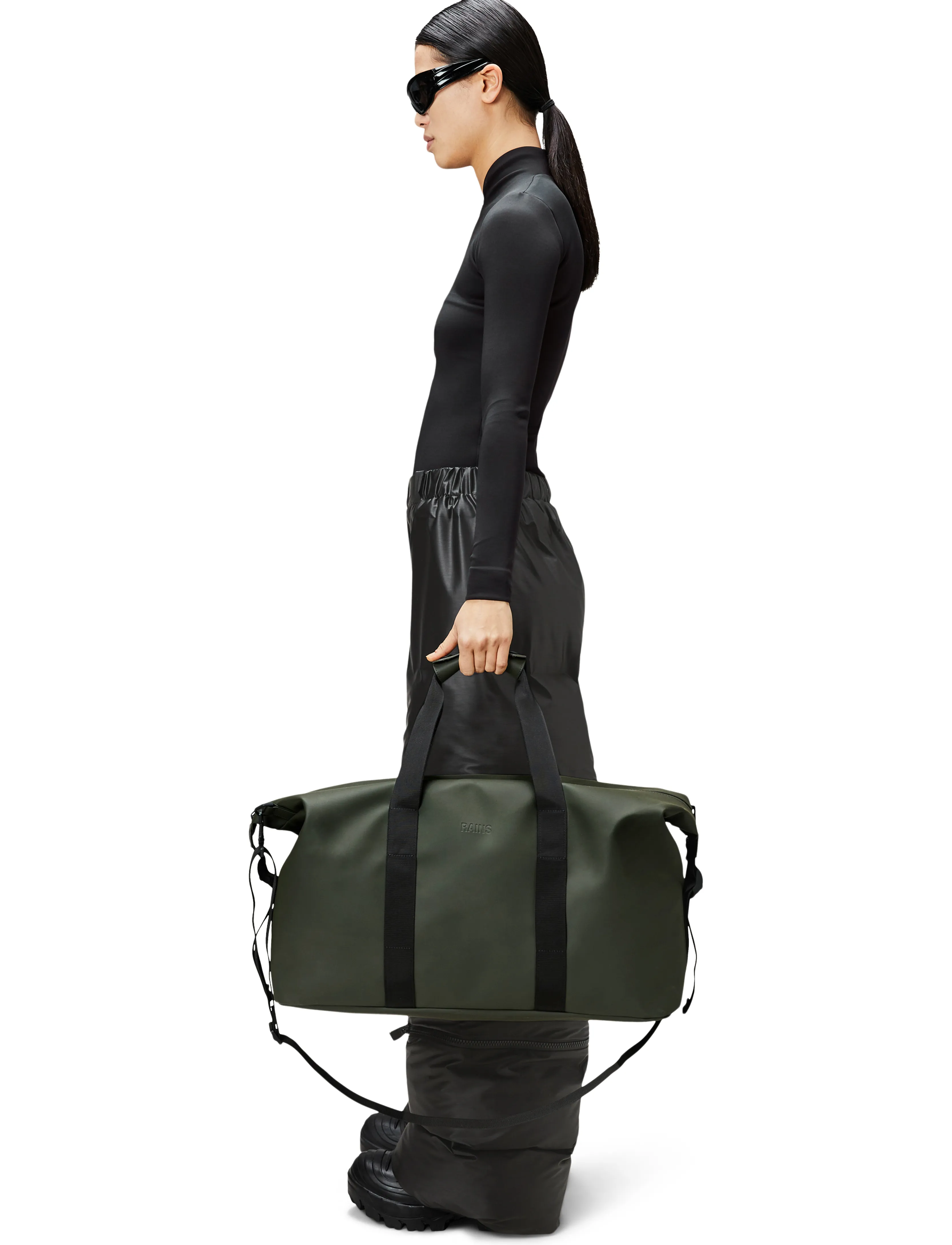 Rains - Hilo Weekend Bag W3 - vinsældir í tísku - 03 green - 5
