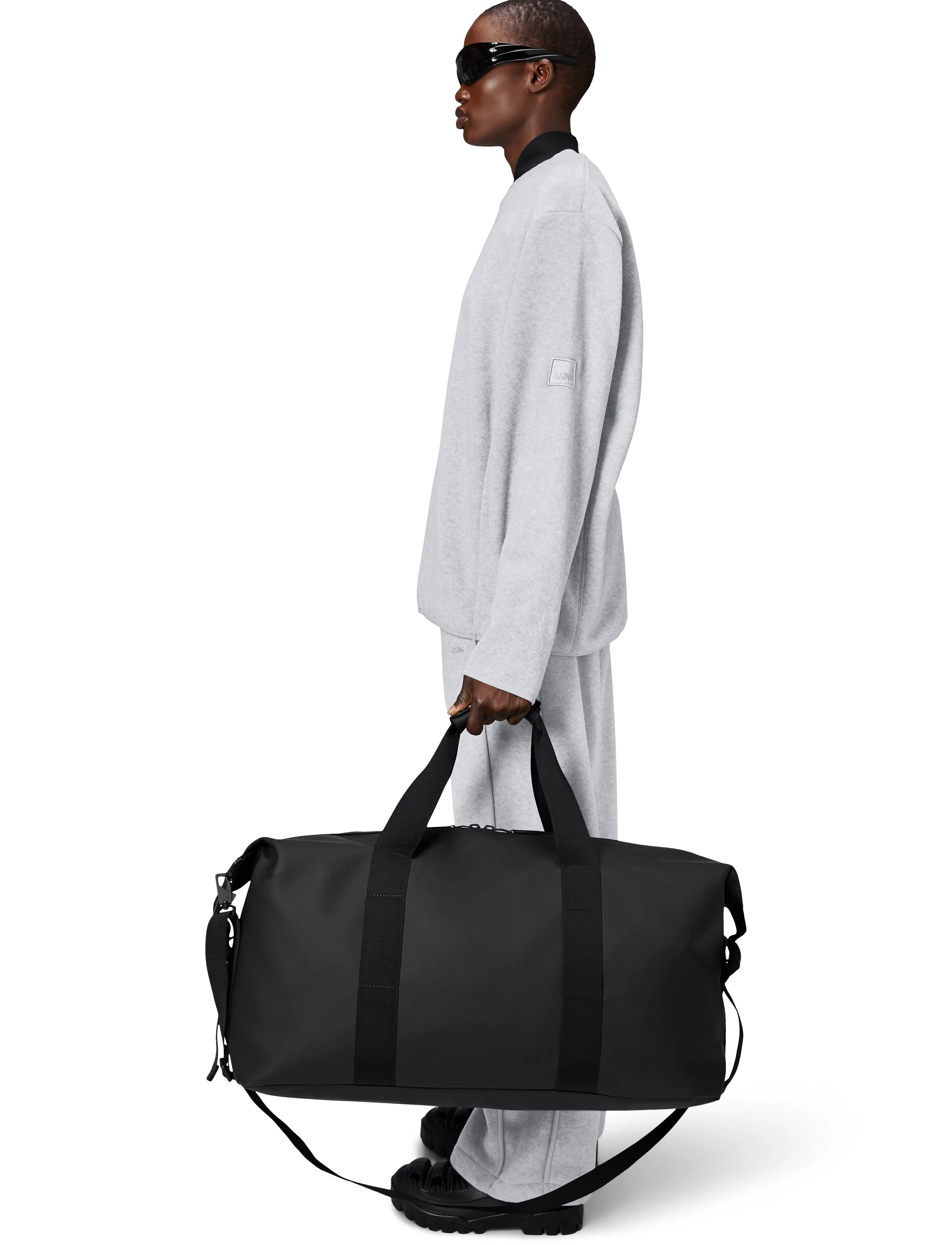 Rains - Hilo Weekend Bag Large W3 - sacs imperméables - 01 black - 5