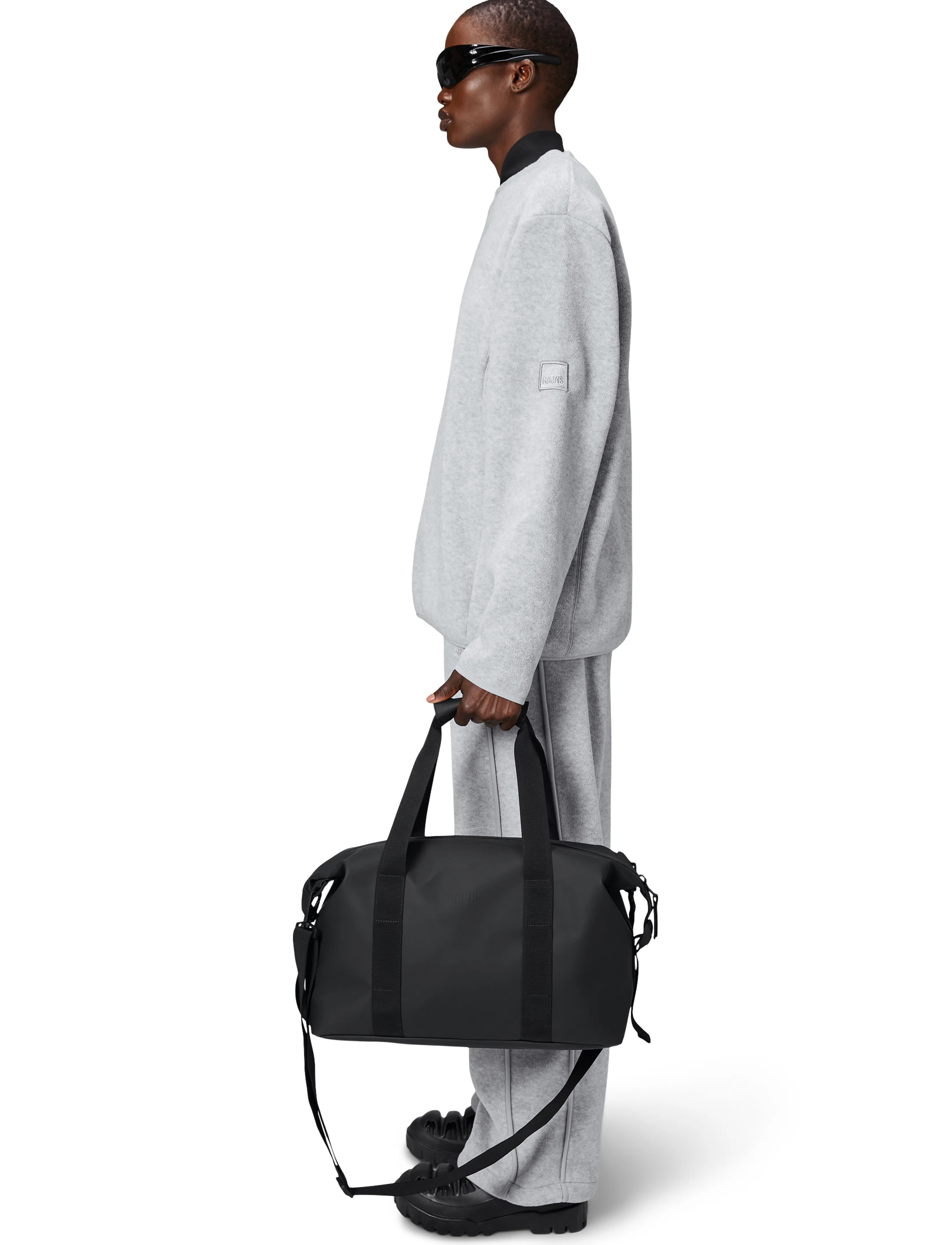 Rains - Hilo Weekend Bag Small W3 - wasserdichte taschen - black - 5