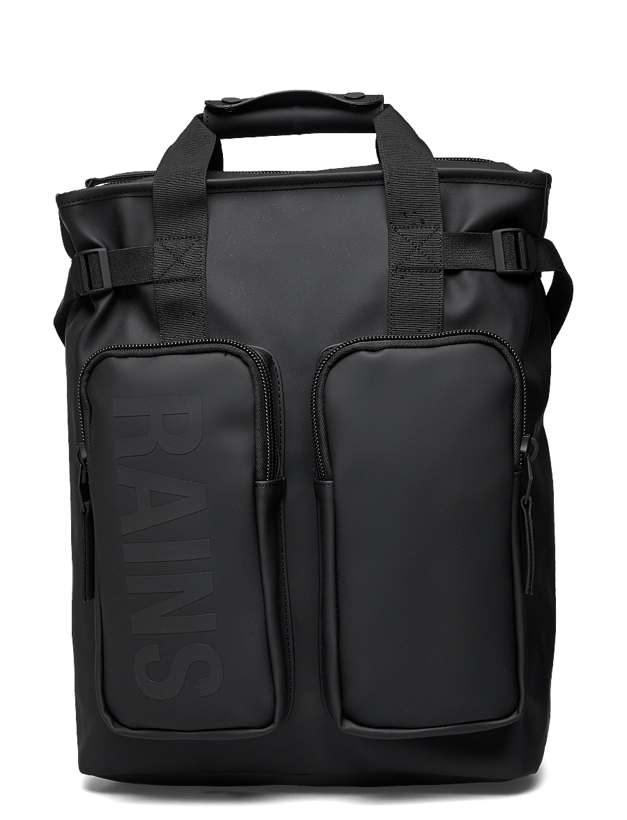 Rains - Texel Tote Backpack W3 - smarte rucksäcke - black - 1