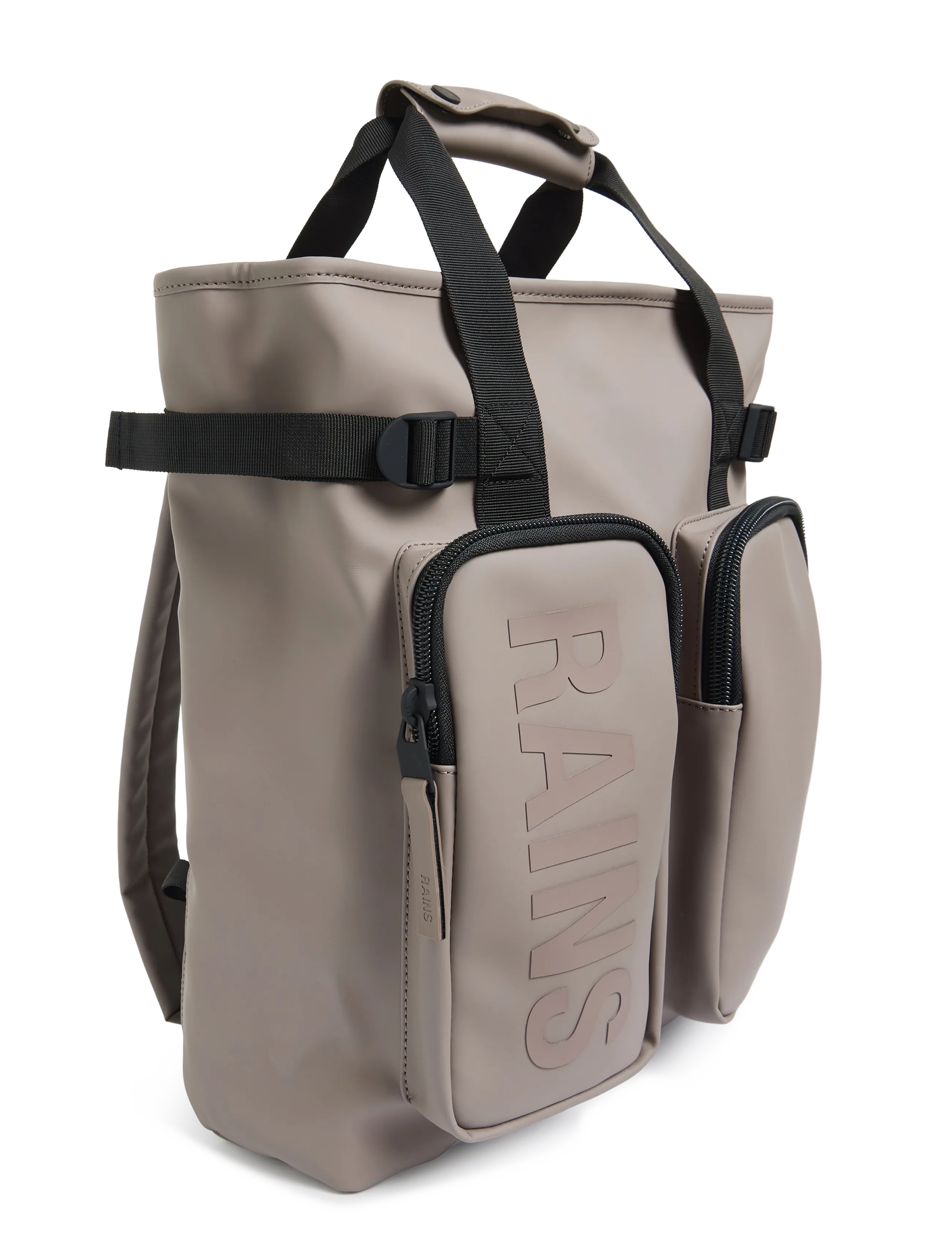 Rains - Texel Tote Backpack W3 - smart-rygsække - cinder - 2