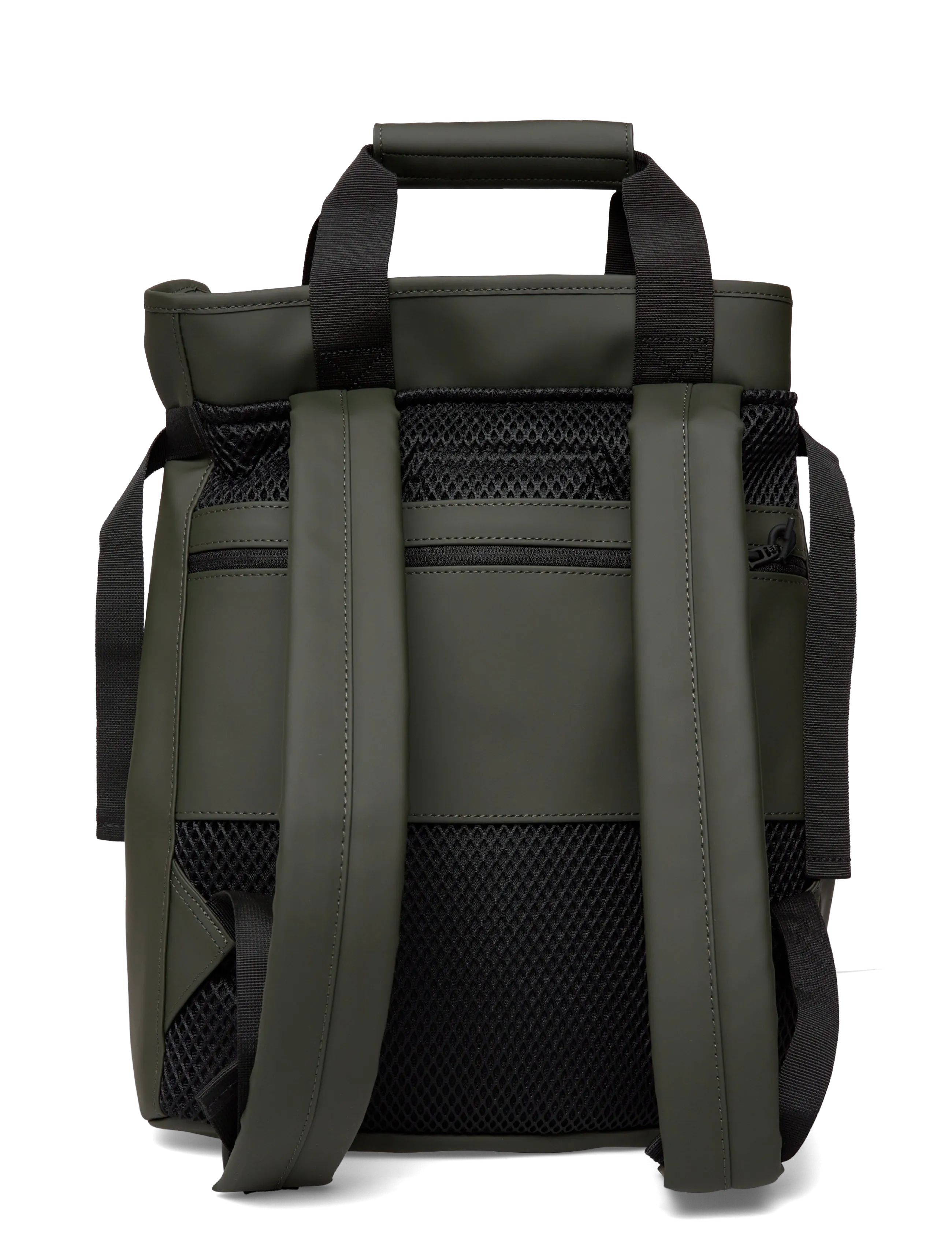 Rains - Texel Tote Backpack W3 - smart-rygsække - green - 1