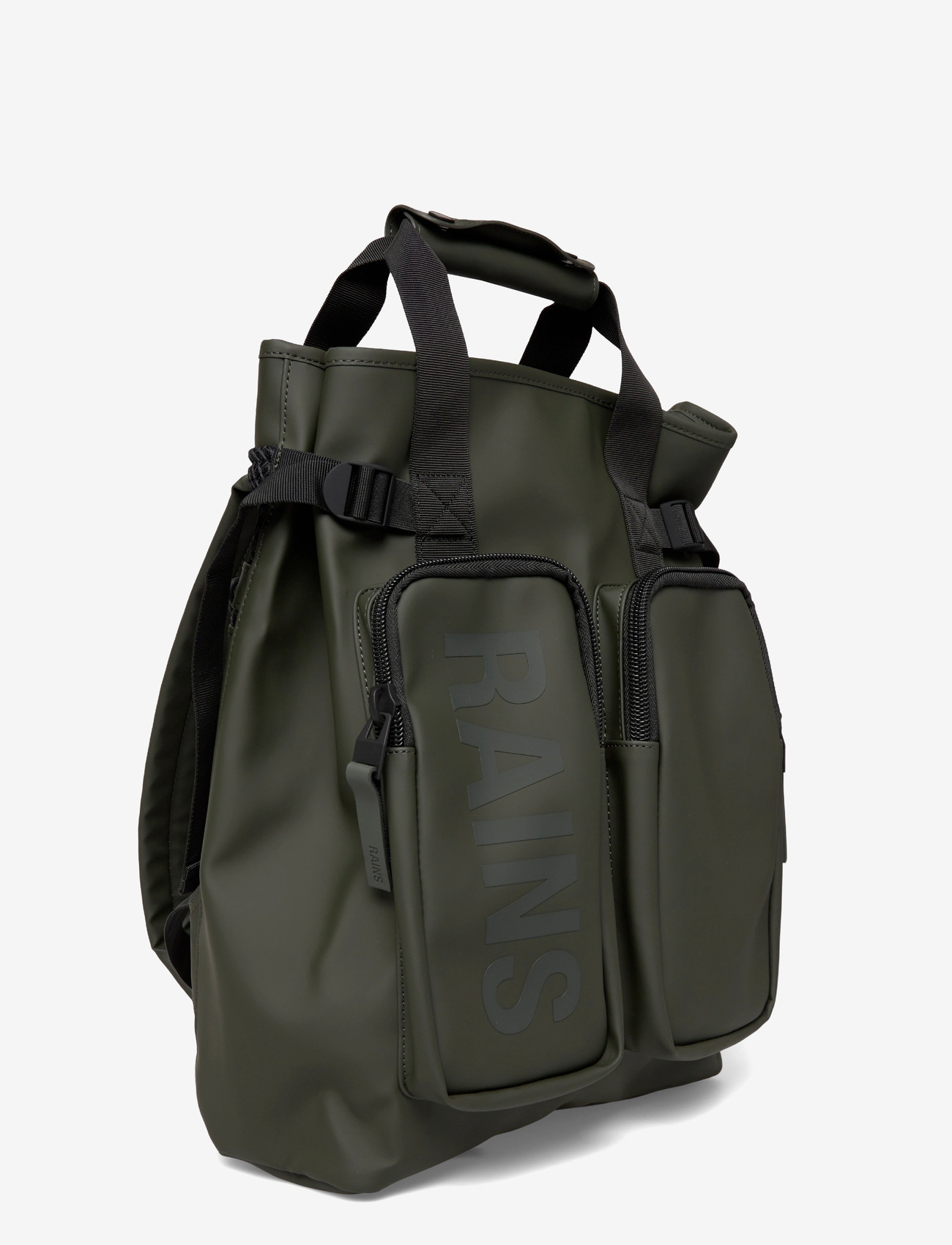 Rains - Texel Tote Backpack W3 - smarte rucksäcke - green - 2