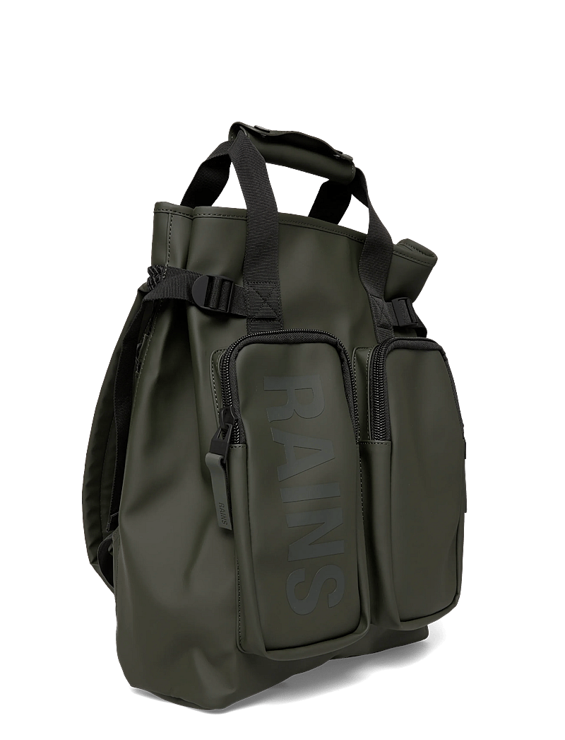 Rains - Texel Tote Backpack W3 - nutikad seljakotid - green - 2