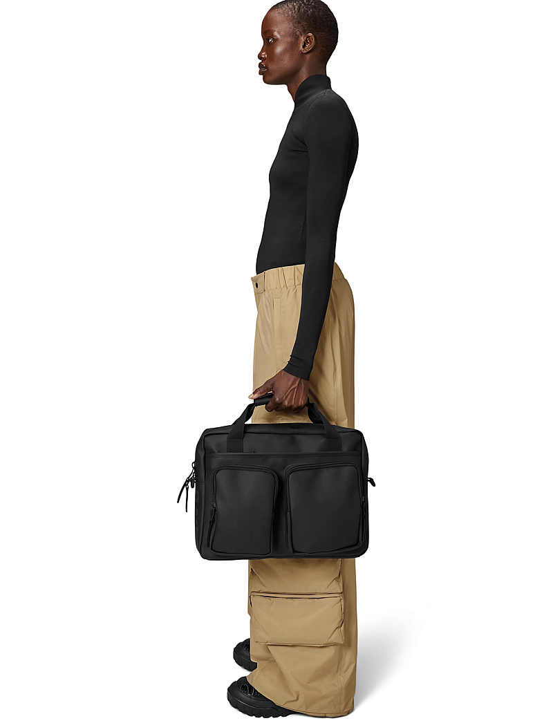 Rains - Texel Tech Bag W3 - vattentäta väskor - black - 5