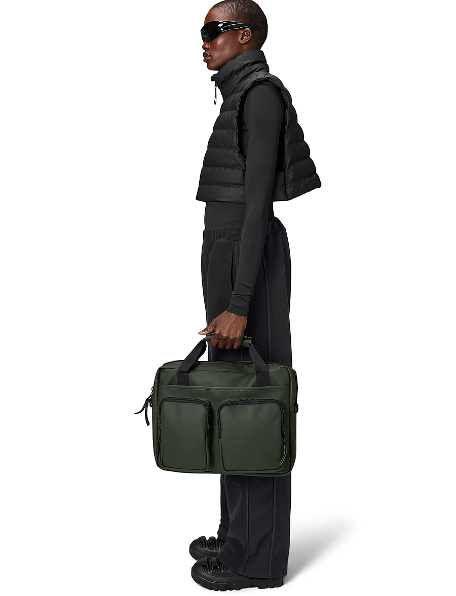 Rains - Texel Tech Bag W3 - veekindlad kotid - green - 5