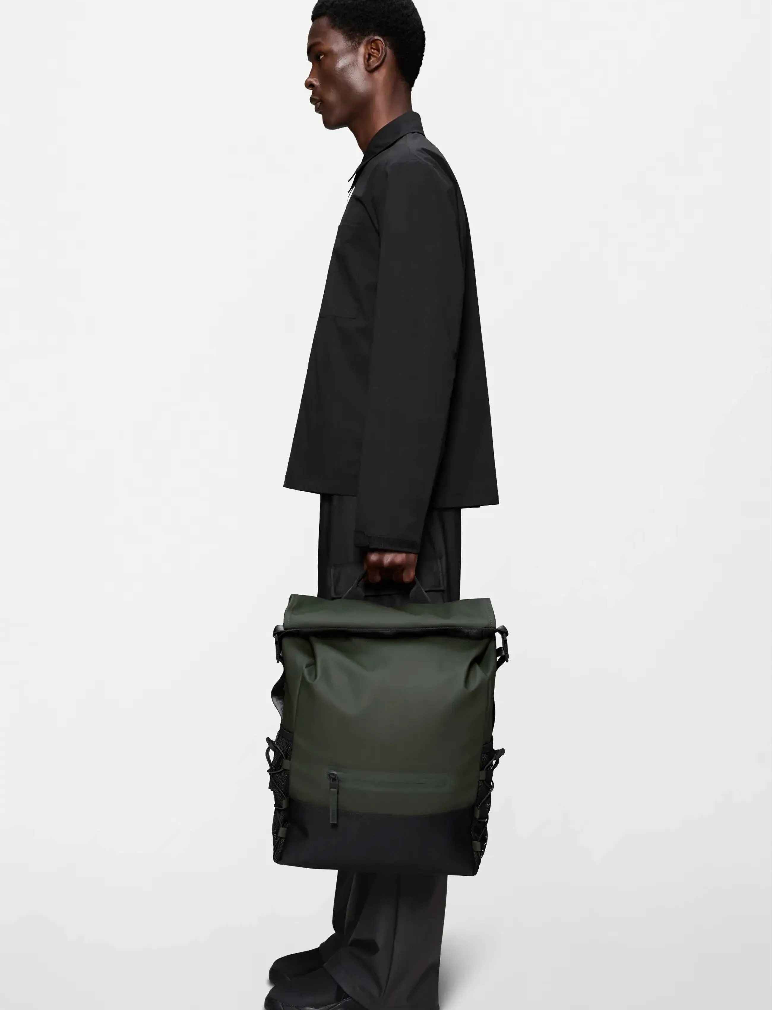 Rains Trail Mountaineer Rolltop W3, One Size, Green, Tasker > Rygsække, Herre