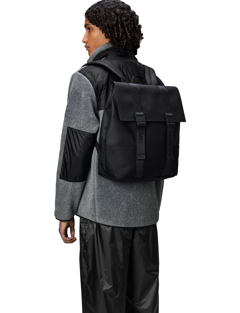Rains - Trail MSN Bag W3 - vattentäta väskor - black - 0