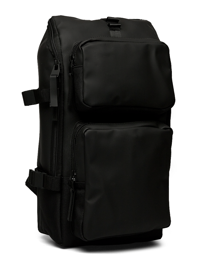 Rains - Trail Cargo Backpack W3 - wasserdichte taschen - black - 3