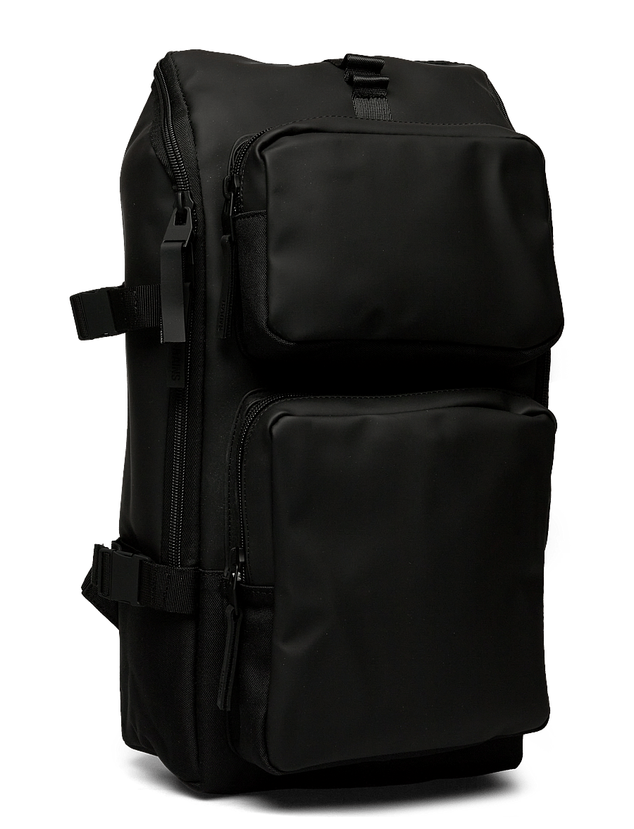 Rains - Trail Cargo Backpack W3 - affärsryggsäckar - black - 3