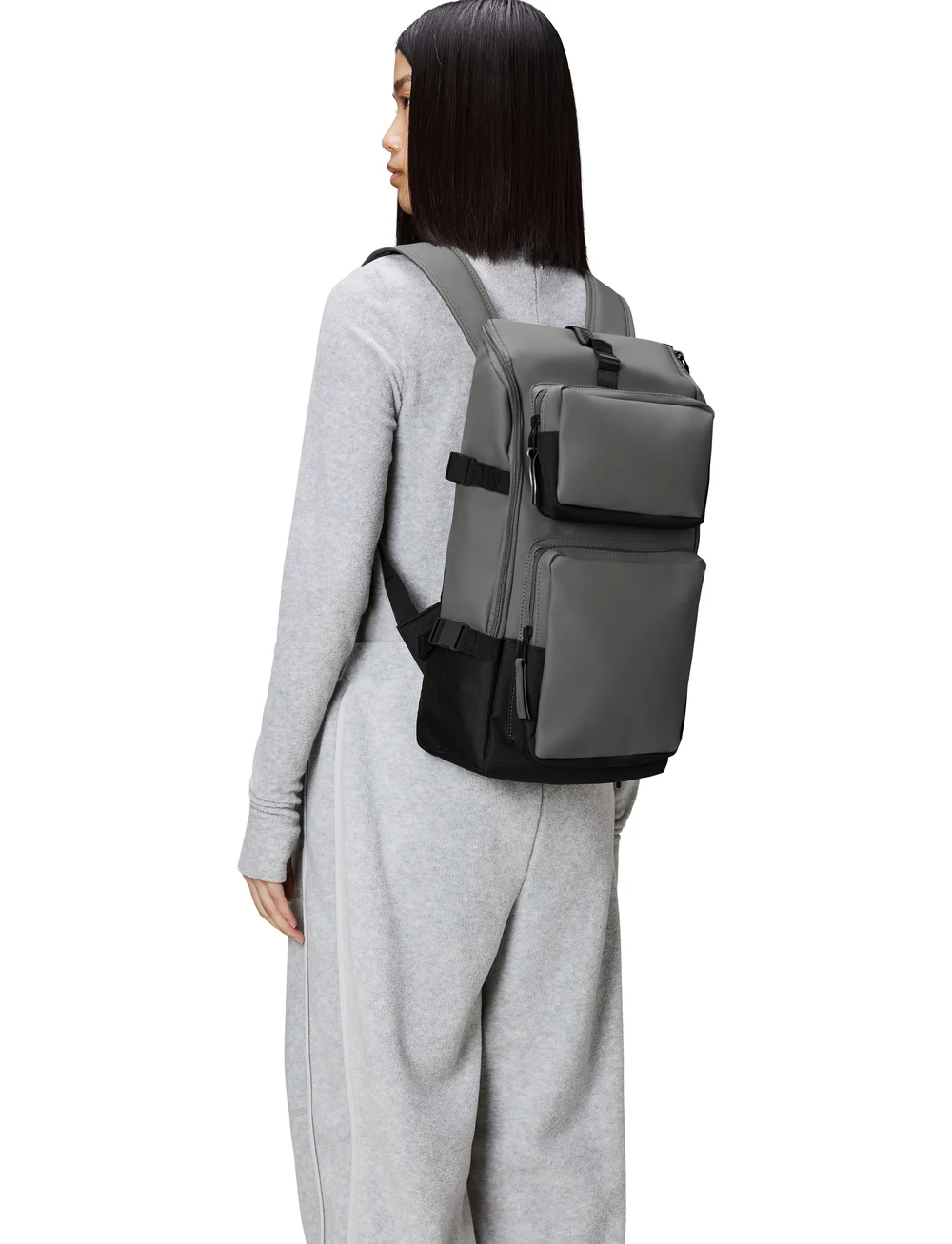 Rains - Trail Cargo Backpack W3 - vandtætte tasker - grey - 5