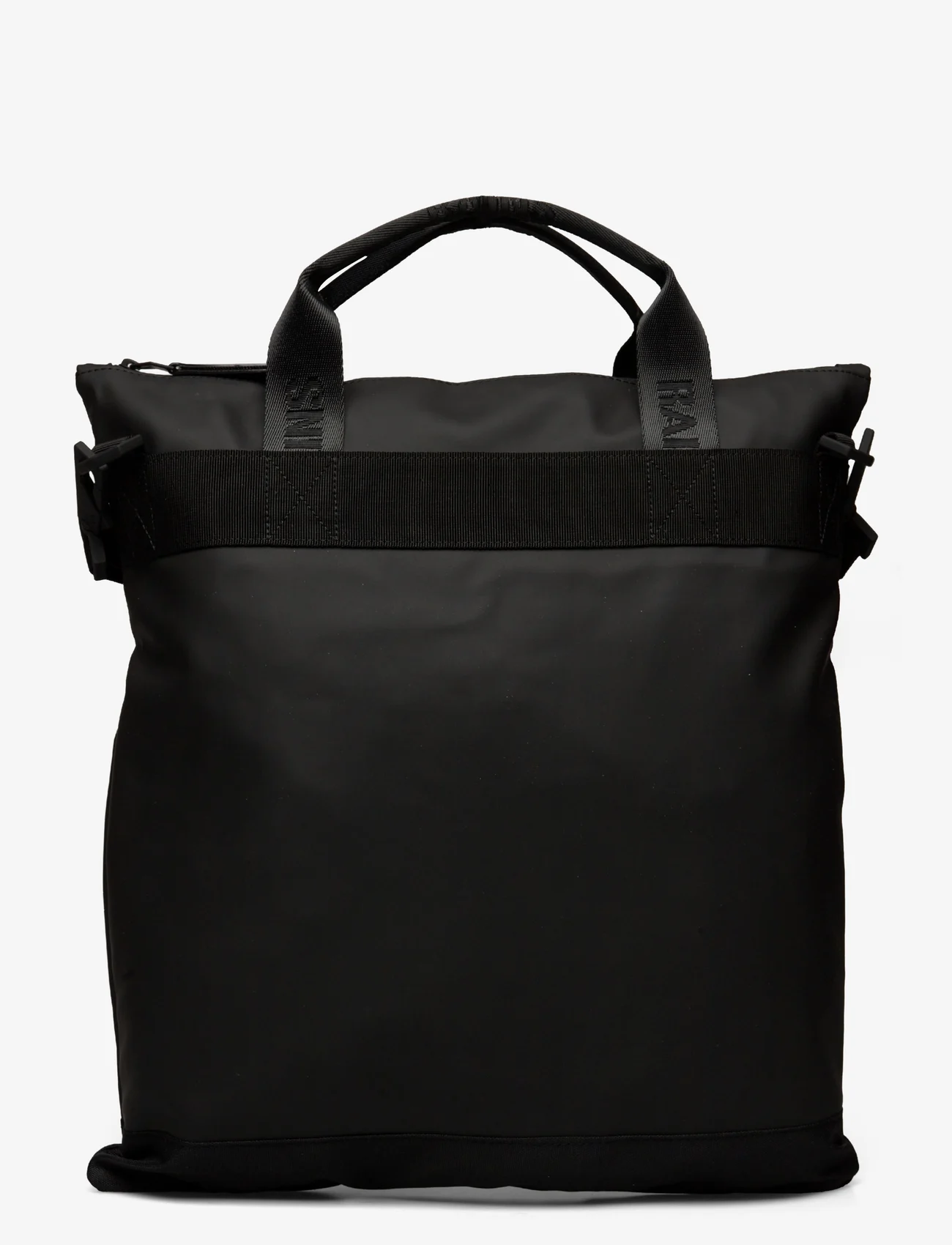 Rains - Trail Tote Bag W3 - pirkinių krepšiai - black - 1