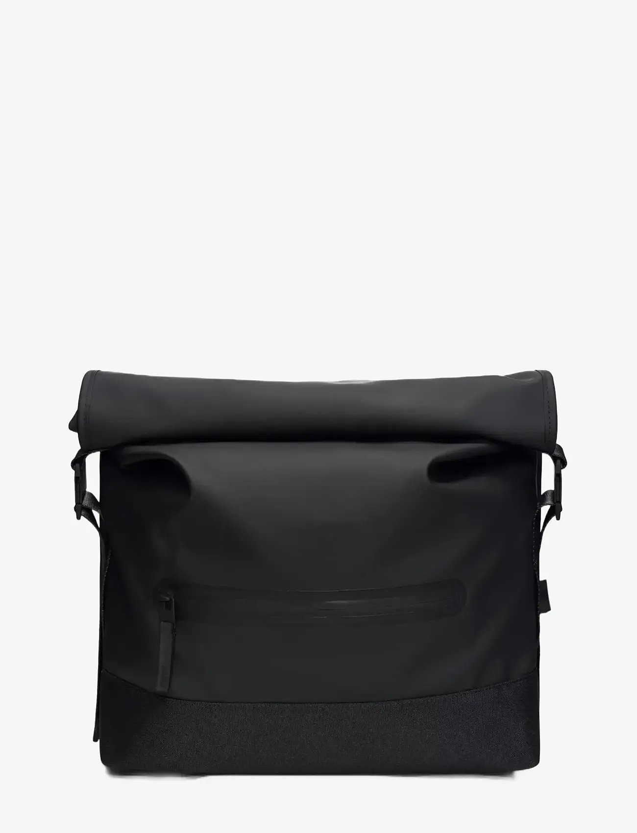Rains - Trail Rolltop Messenger Bag W3 - wasserdichte taschen - black - 1